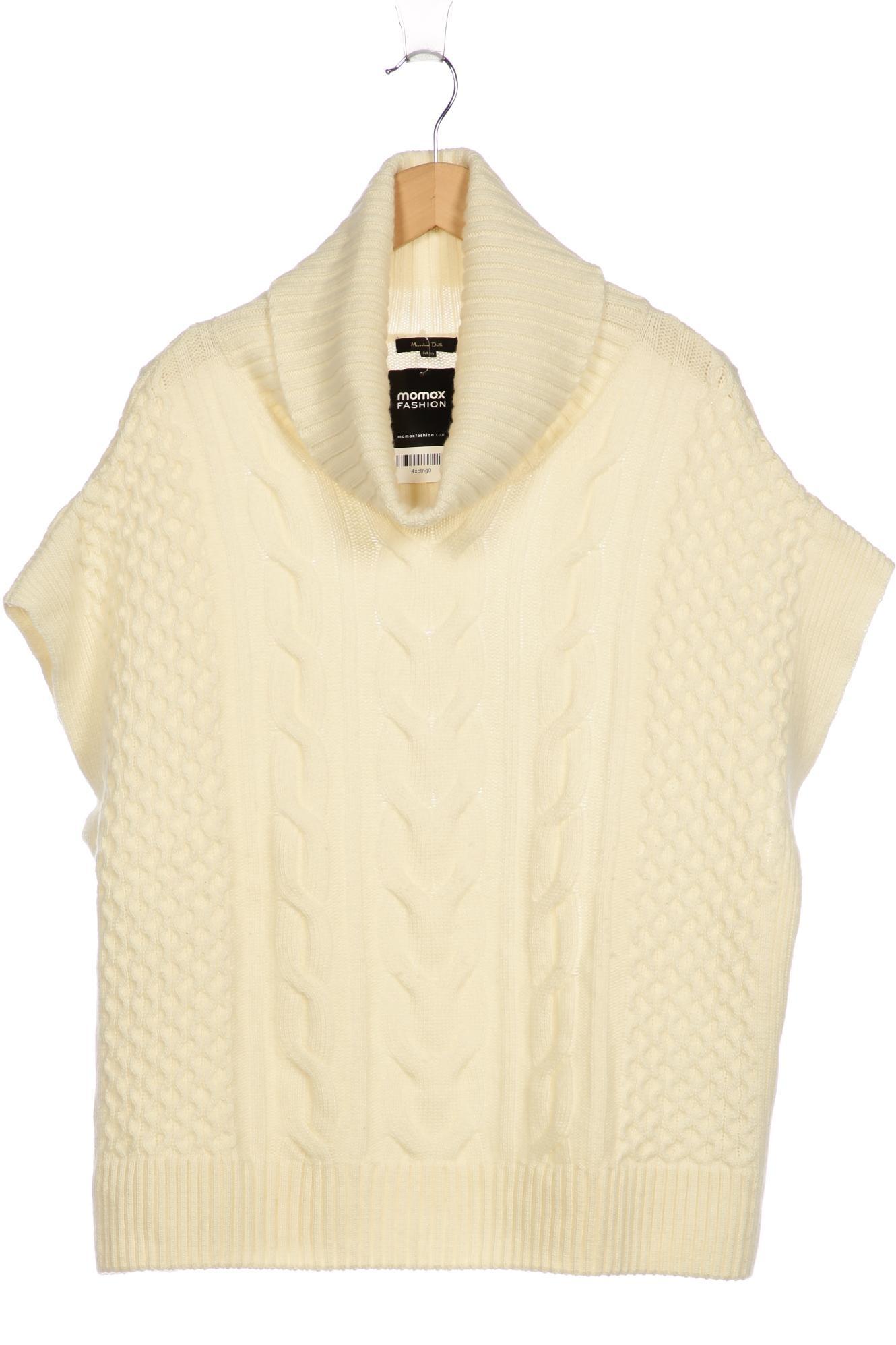 

Massimo Dutti Damen Pullover, cremeweiß, Gr. 38