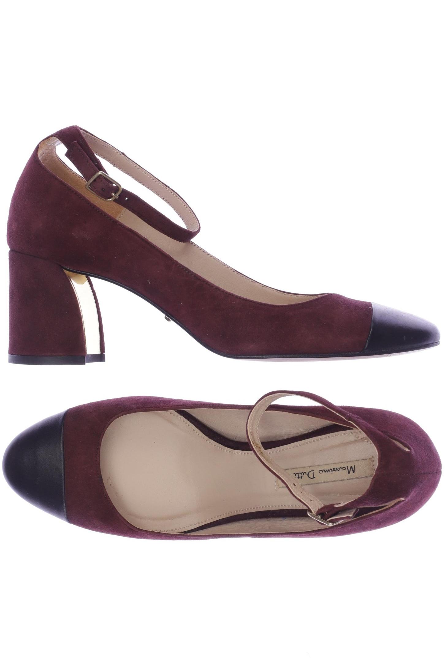 

Massimo Dutti Damen Pumps, bordeaux, Gr. 39