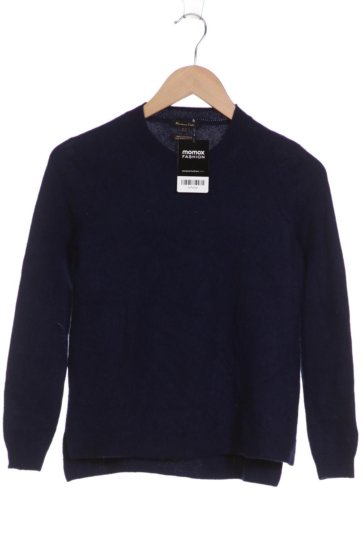 

Massimo Dutti Damen Pullover, marineblau, Gr. 34