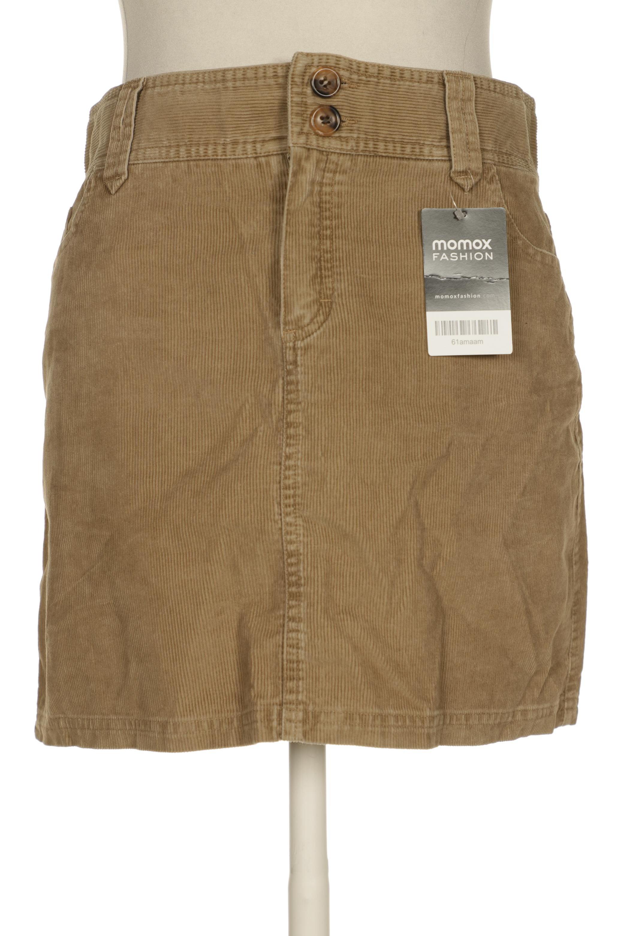 

Massimo Dutti Damen Rock, beige, Gr. 38