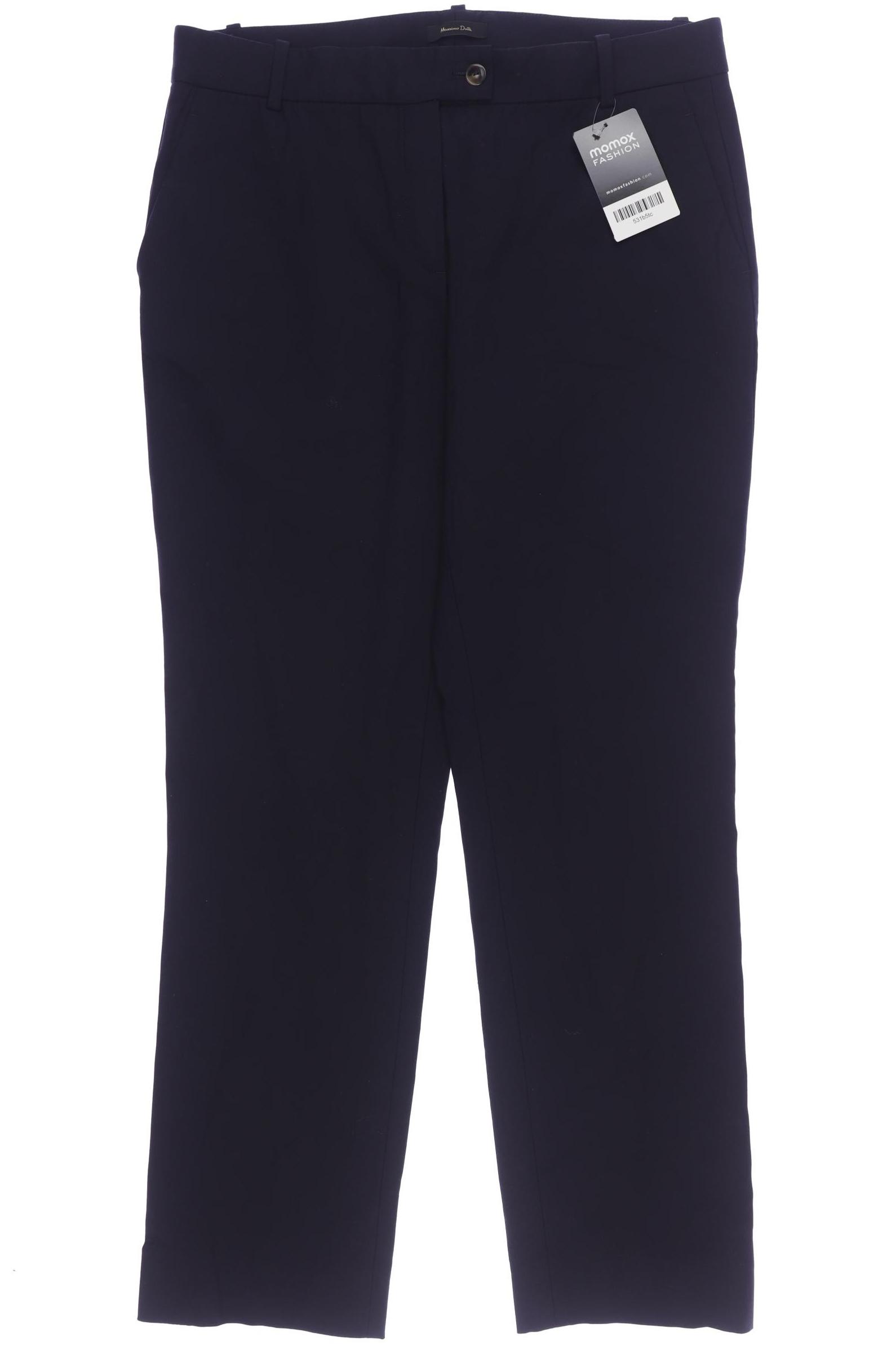 

Massimo Dutti Damen Stoffhose, marineblau, Gr. 40