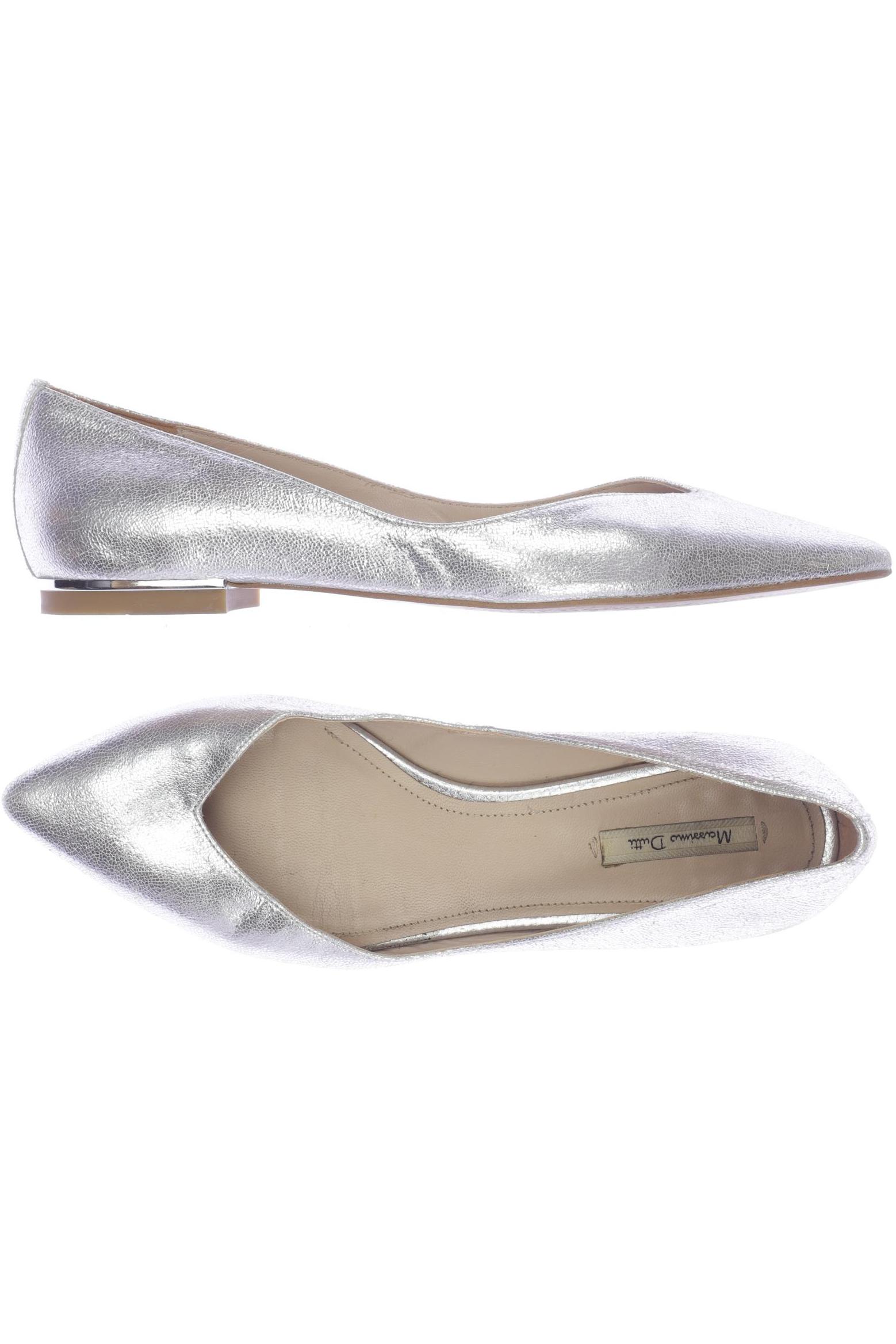 

Massimo Dutti Damen Ballerinas, silber, Gr. 38