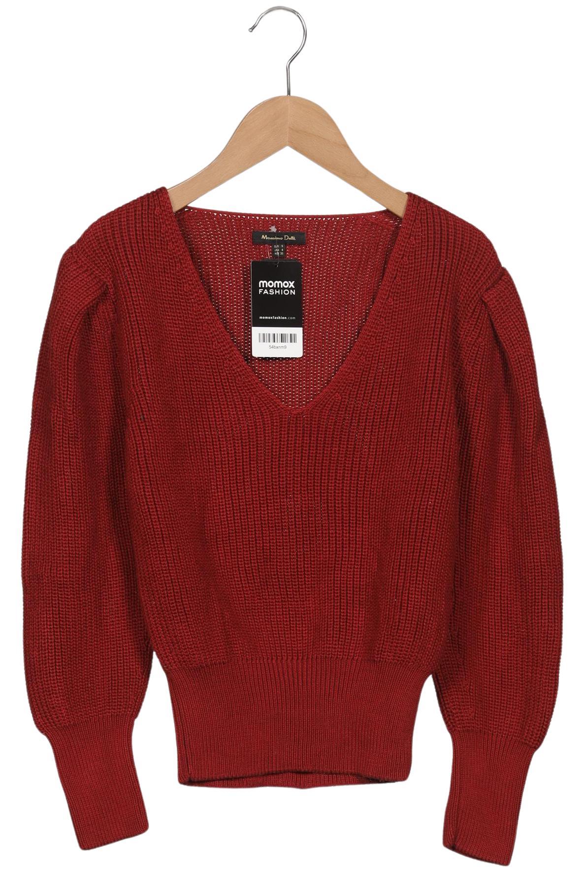 

Massimo Dutti Damen Pullover, rot, Gr. 36