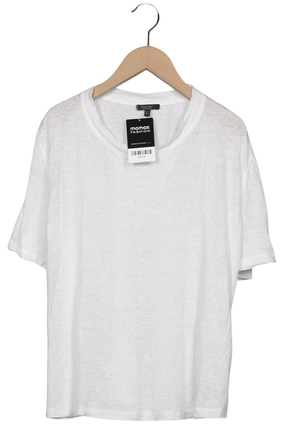 

Massimo Dutti Damen T-Shirt, weiß, Gr. 42
