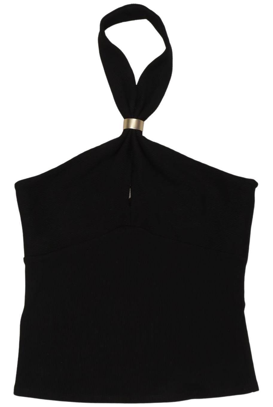 

Massimo Dutti Damen Top, schwarz, Gr. 36
