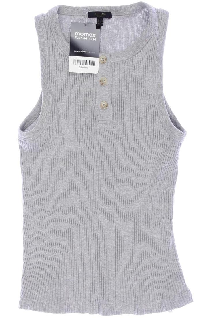 

Massimo Dutti Damen Top, grau, Gr. 36