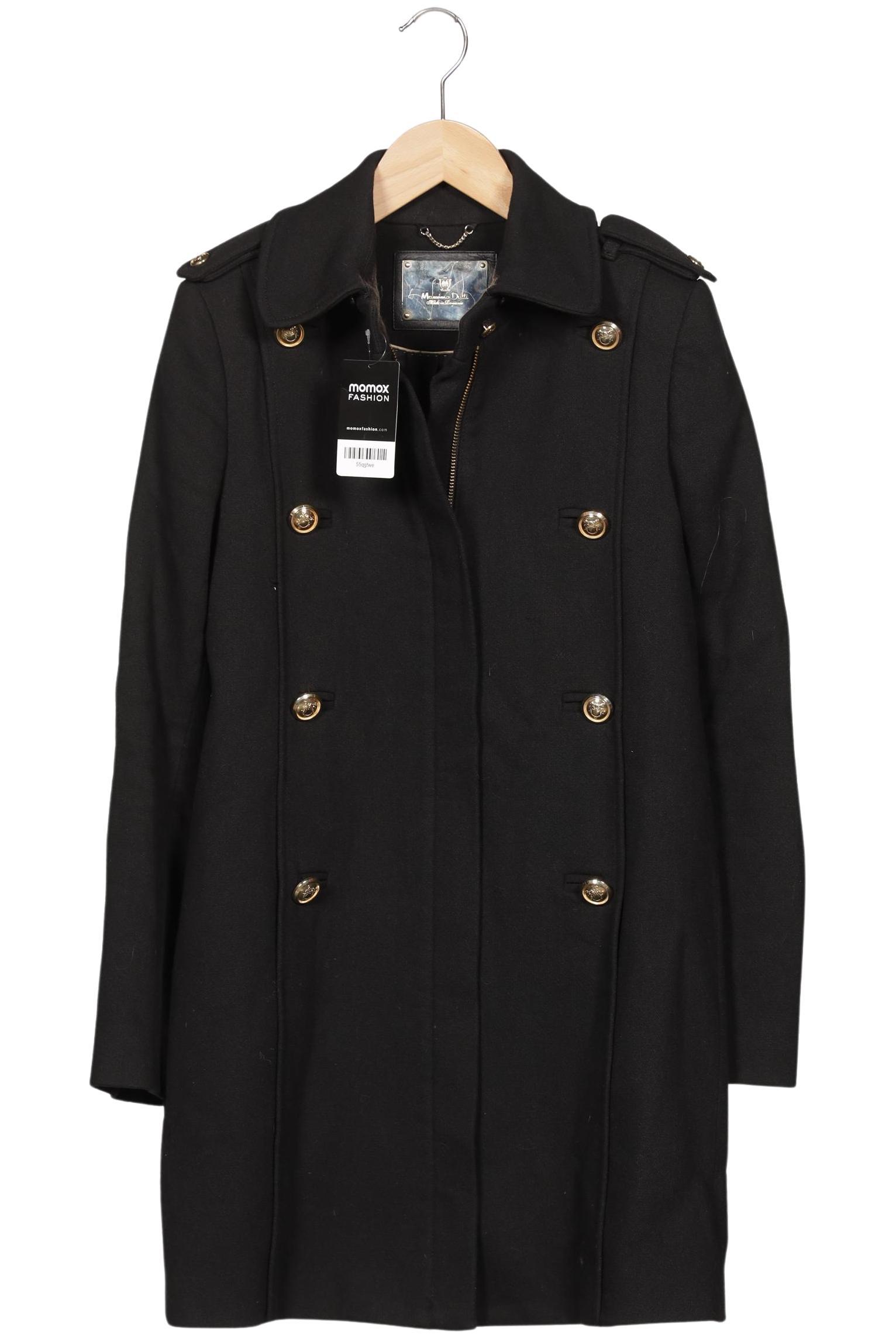 

Massimo Dutti Damen Mantel, schwarz, Gr. 36