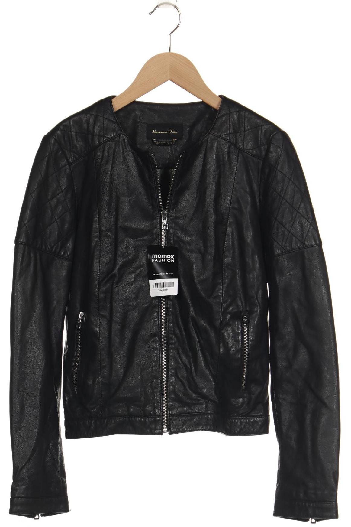 

Massimo Dutti Damen Jacke, schwarz, Gr. 36