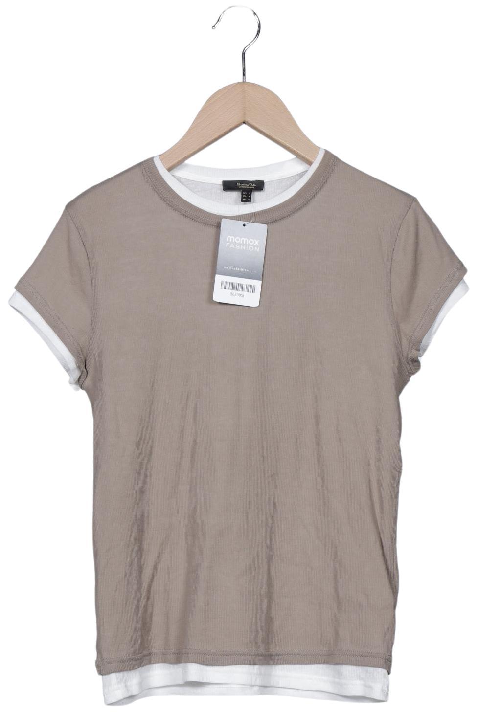 

Massimo Dutti Damen T-Shirt, braun, Gr. 36
