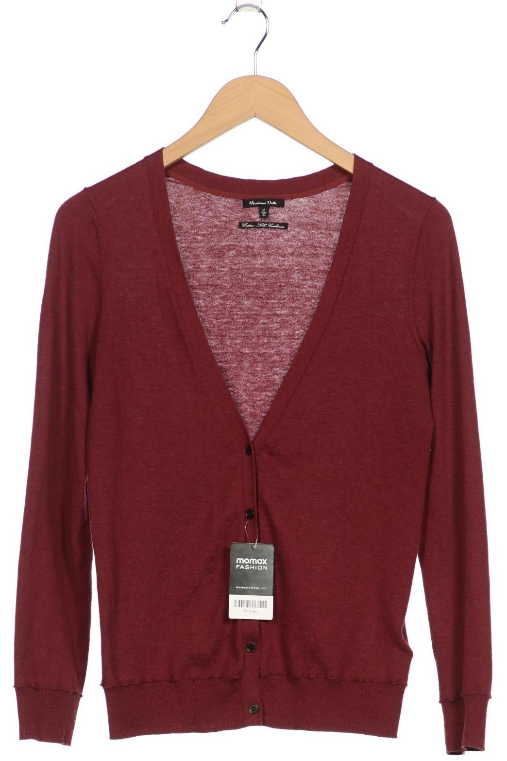 

Massimo Dutti Damen Strickjacke, bordeaux, Gr. 38