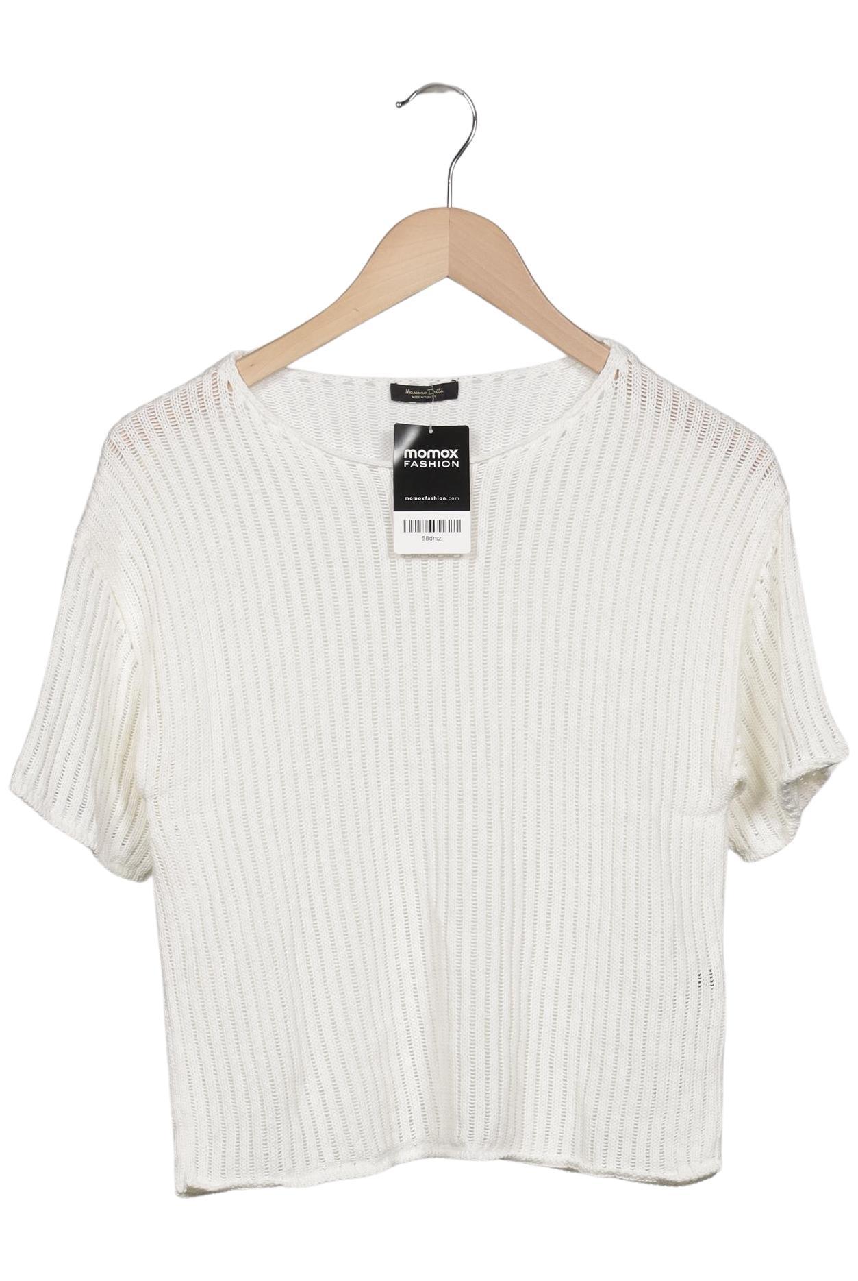 

Massimo Dutti Damen T-Shirt, cremeweiß, Gr. 36