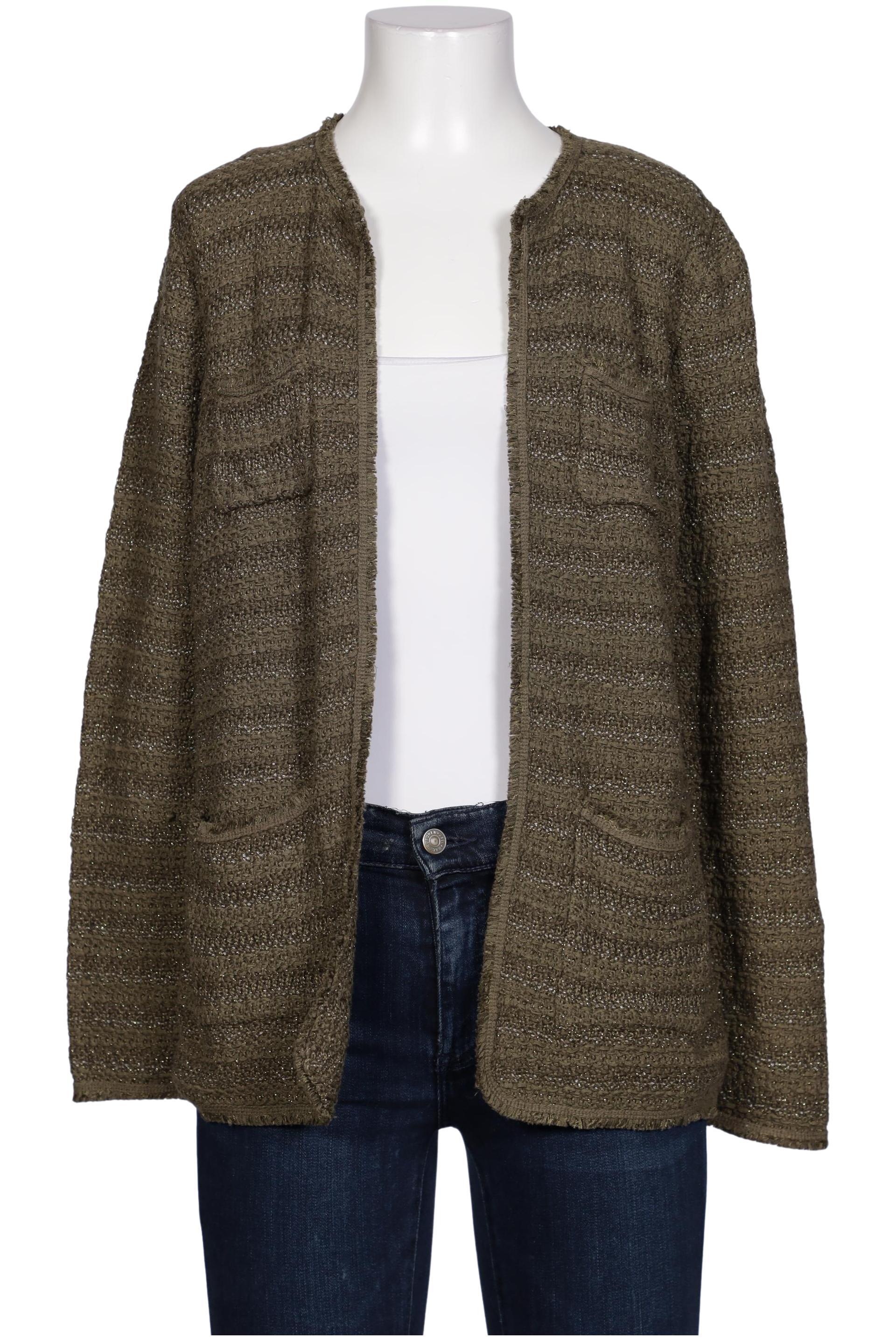 

Massimo Dutti Damen Strickjacke, grün, Gr. 36