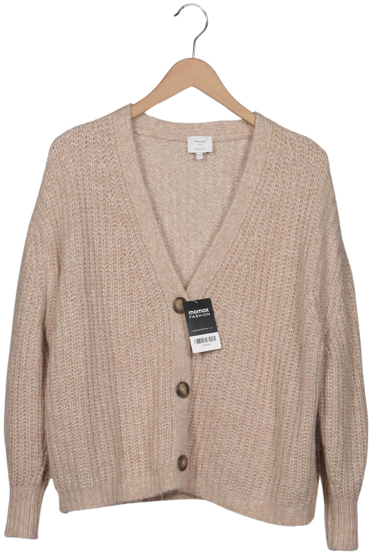 

Massimo Dutti Damen Strickjacke, beige, Gr. 34