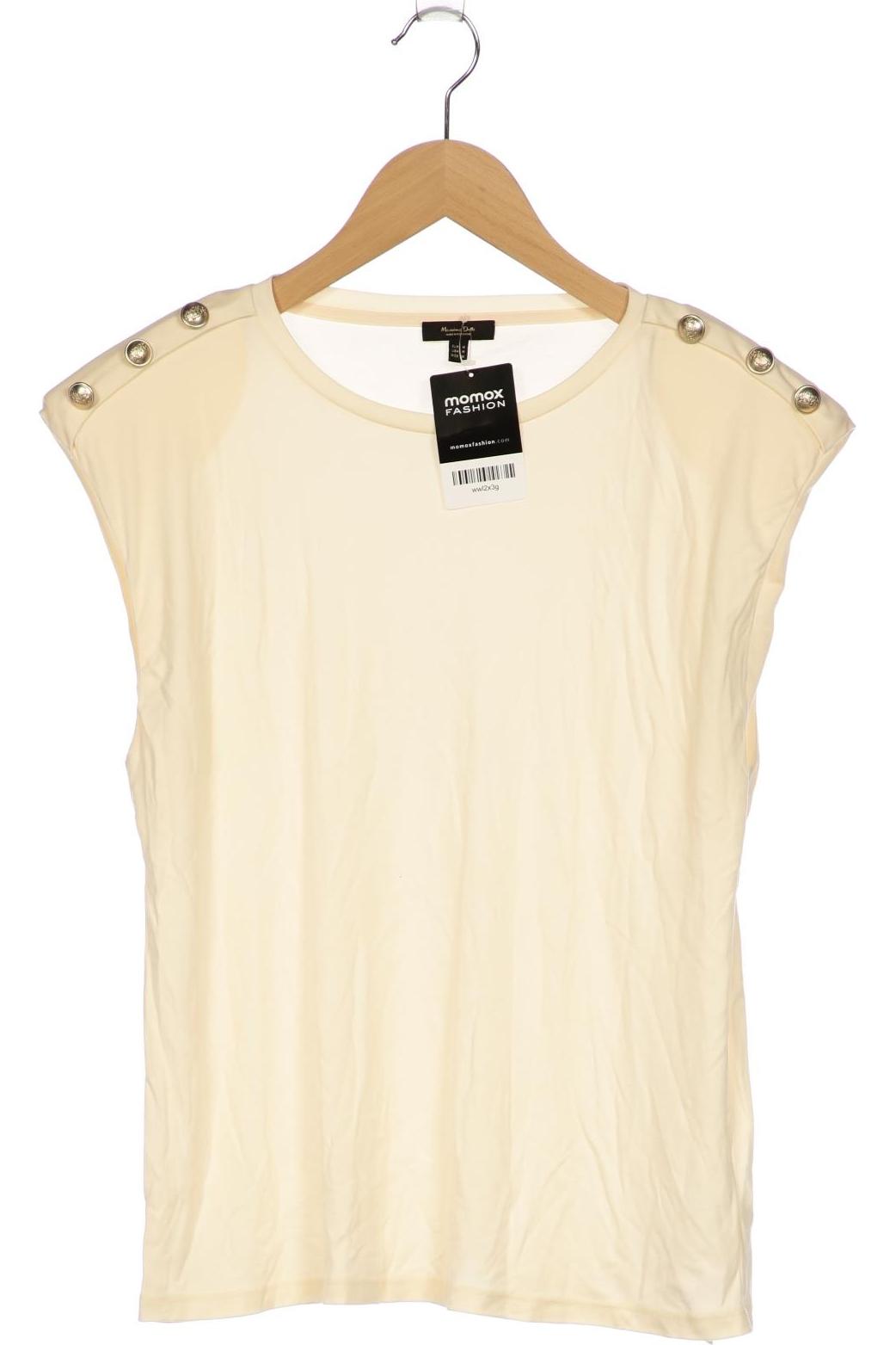 

Massimo Dutti Damen T-Shirt, cremeweiß, Gr. 38