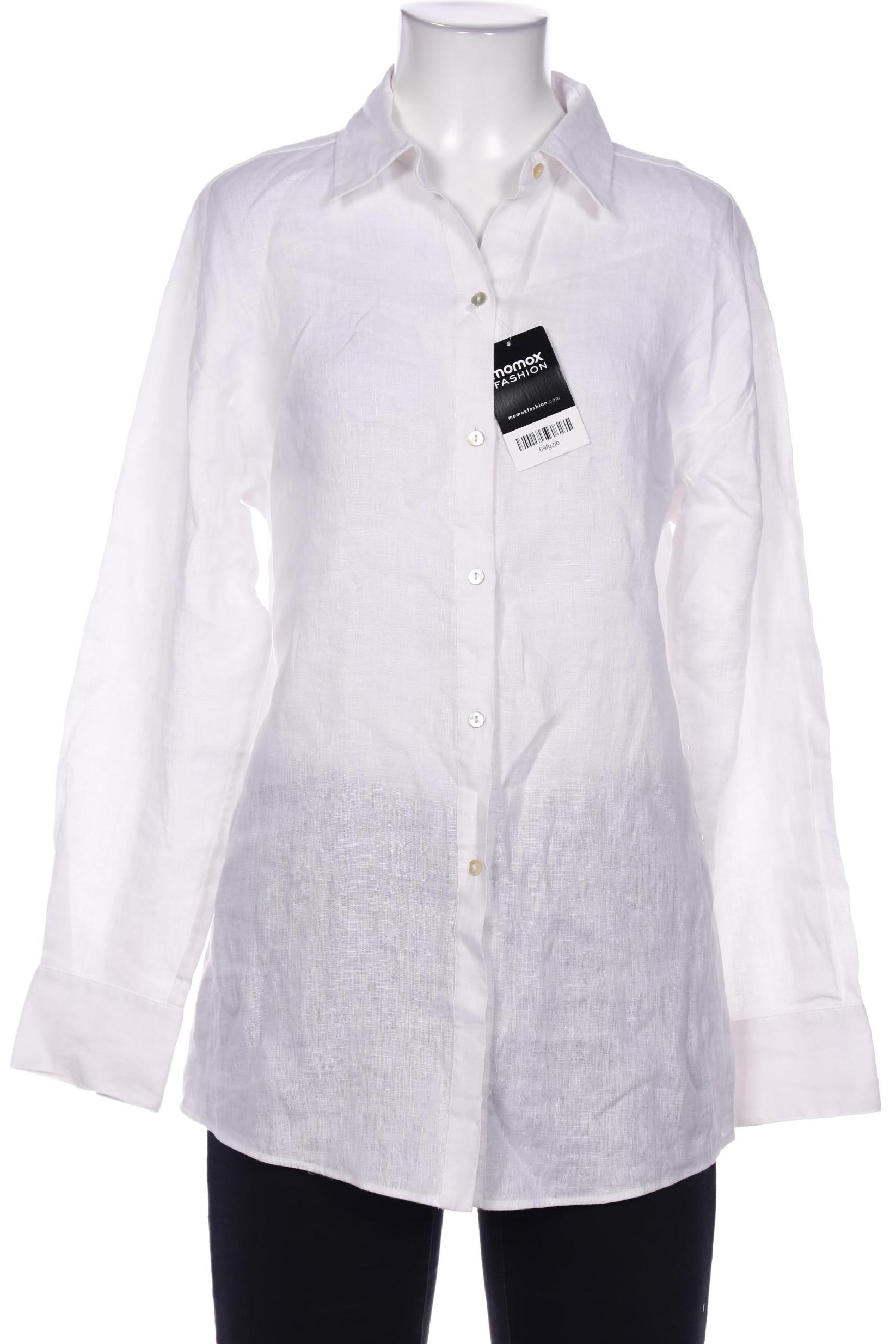 

Massimo Dutti Damen Bluse, cremeweiß, Gr. 34