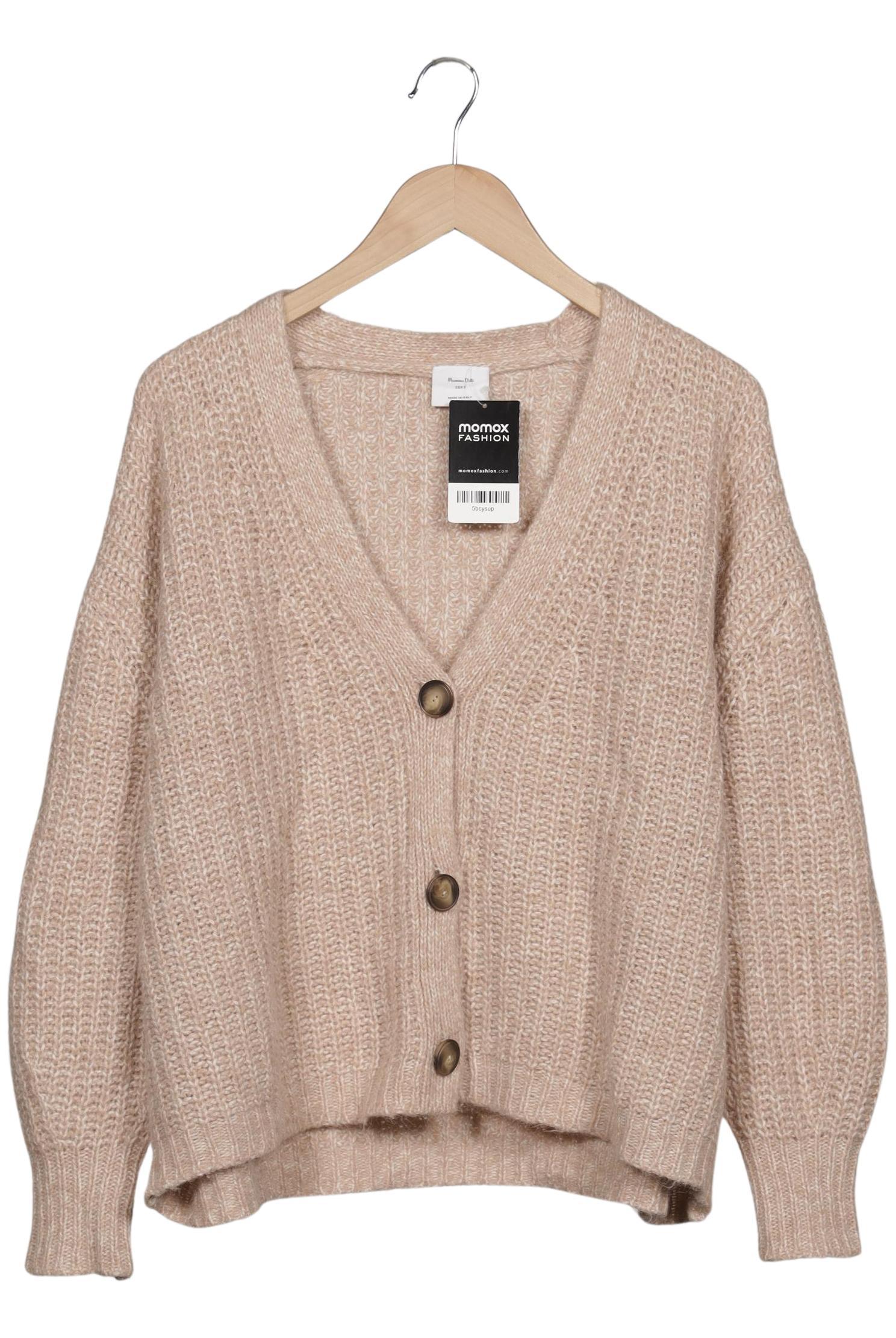 

Massimo Dutti Damen Strickjacke, beige, Gr. 34
