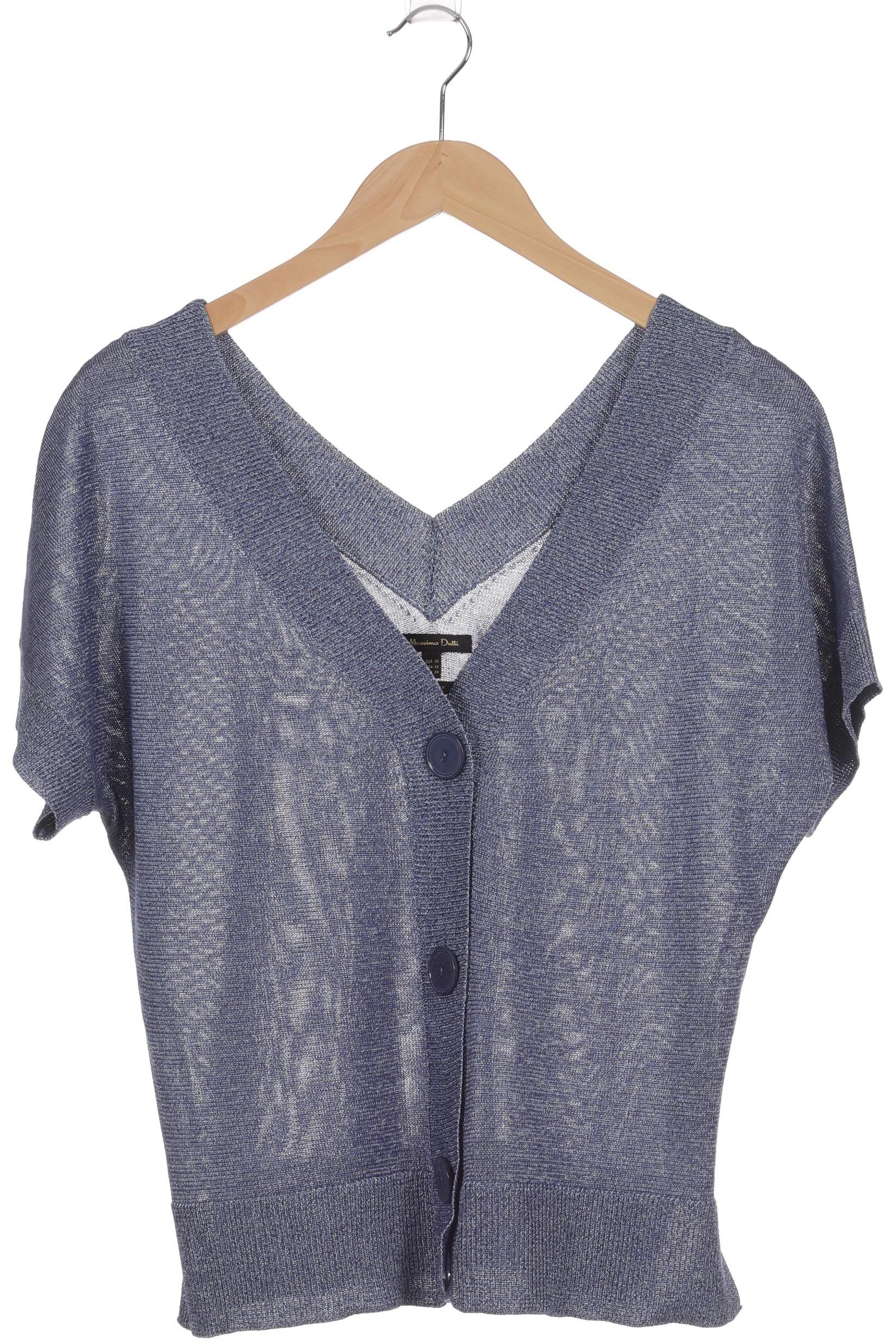

Massimo Dutti Damen Strickjacke, blau, Gr.