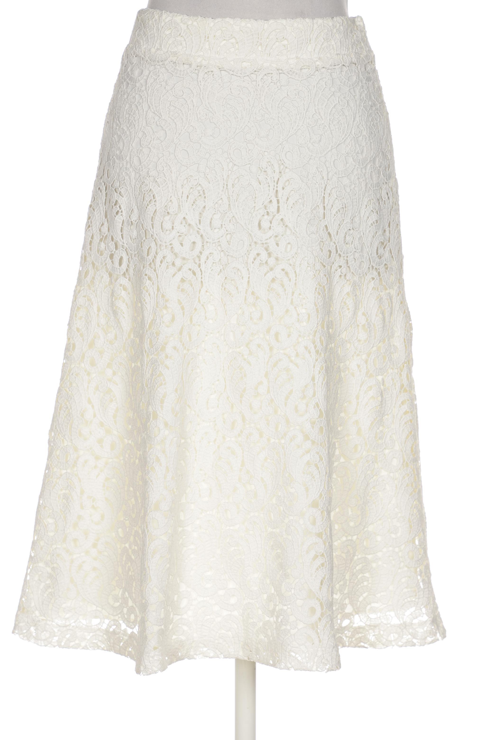 

Massimo Dutti Damen Rock, weiß, Gr. 36