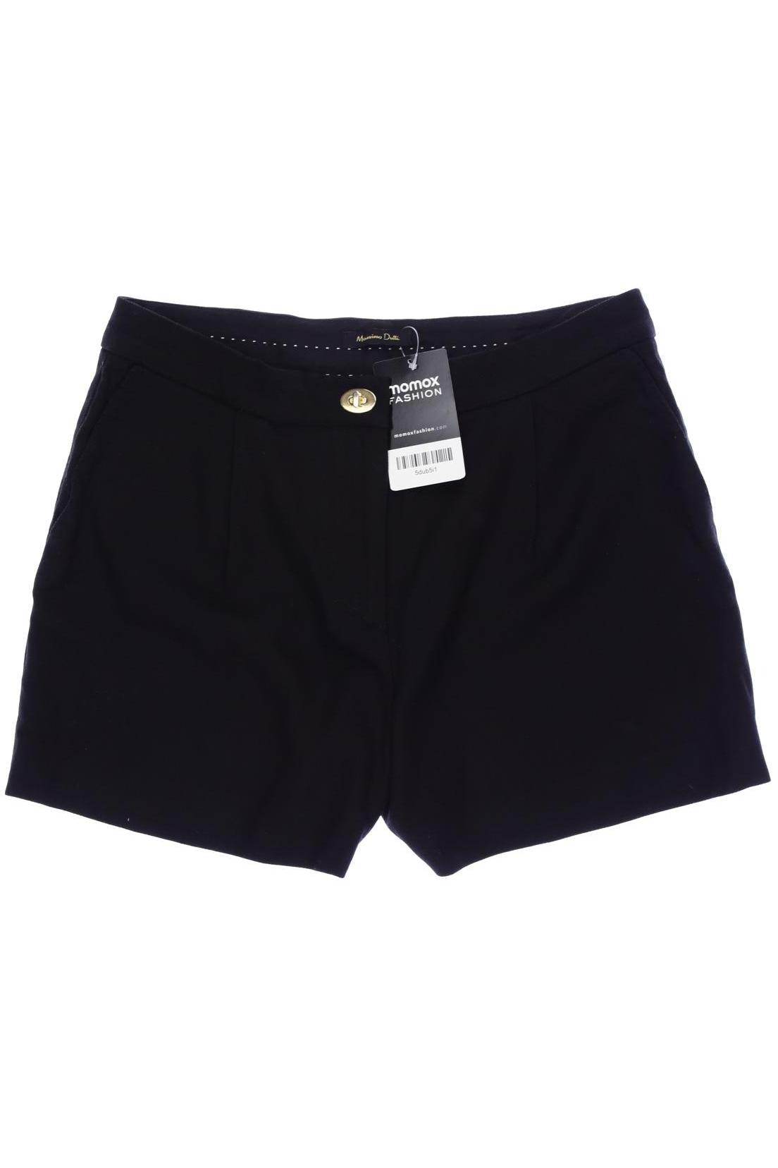 

Massimo Dutti Damen Shorts, schwarz, Gr. 38