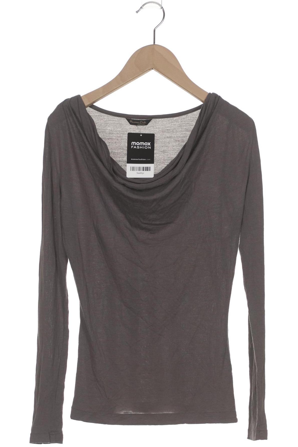 

Massimo Dutti Damen Langarmshirt, grau, Gr. 36