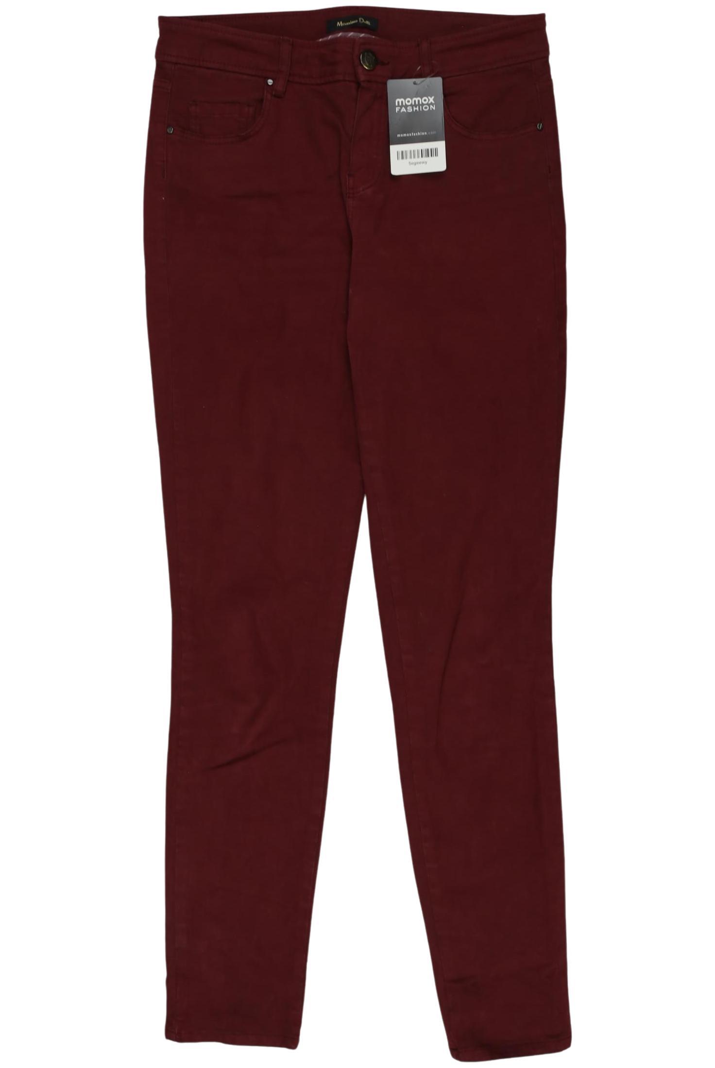 

Massimo Dutti Damen Jeans, bordeaux, Gr. 36