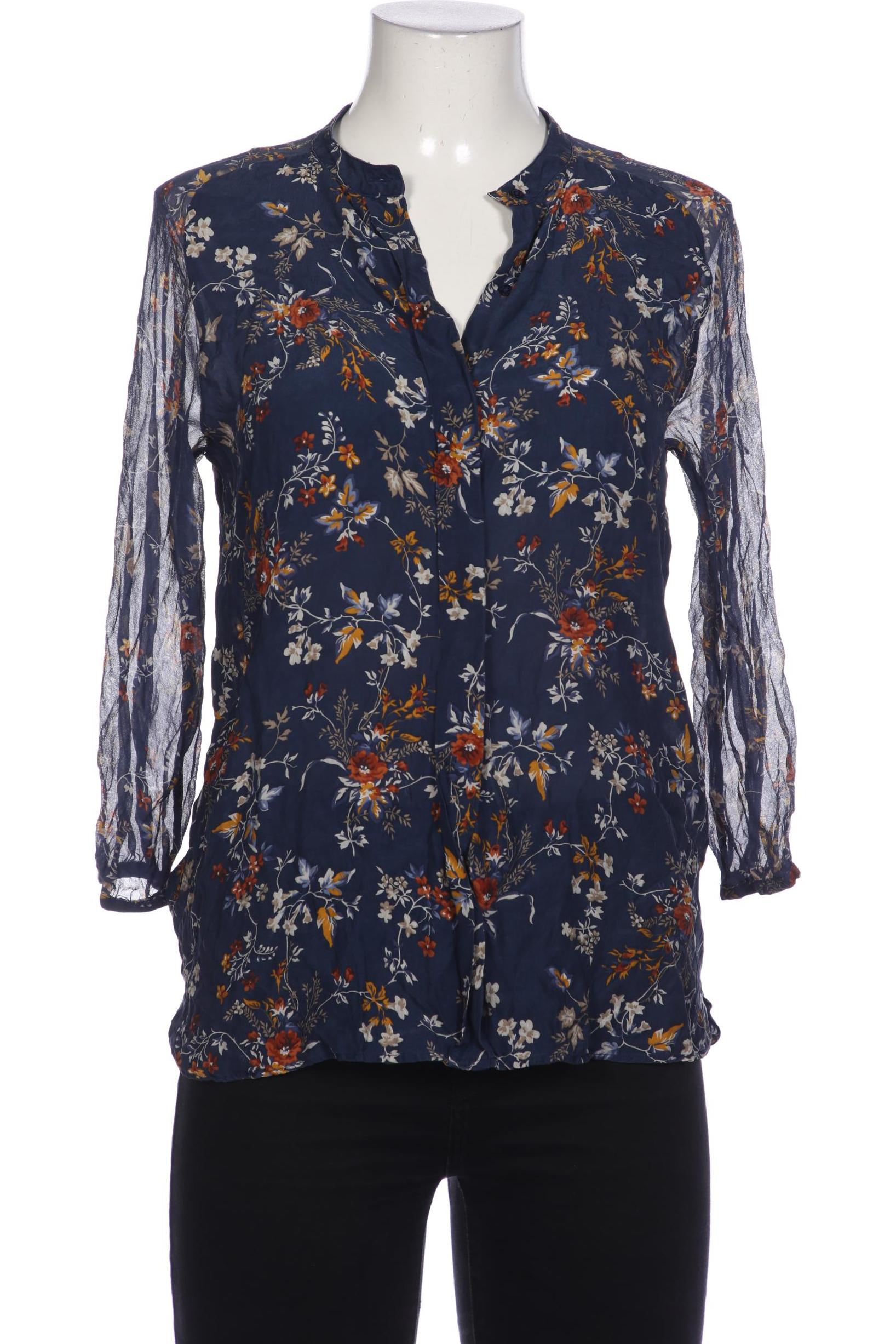 

Massimo Dutti Damen Bluse, marineblau, Gr. 40