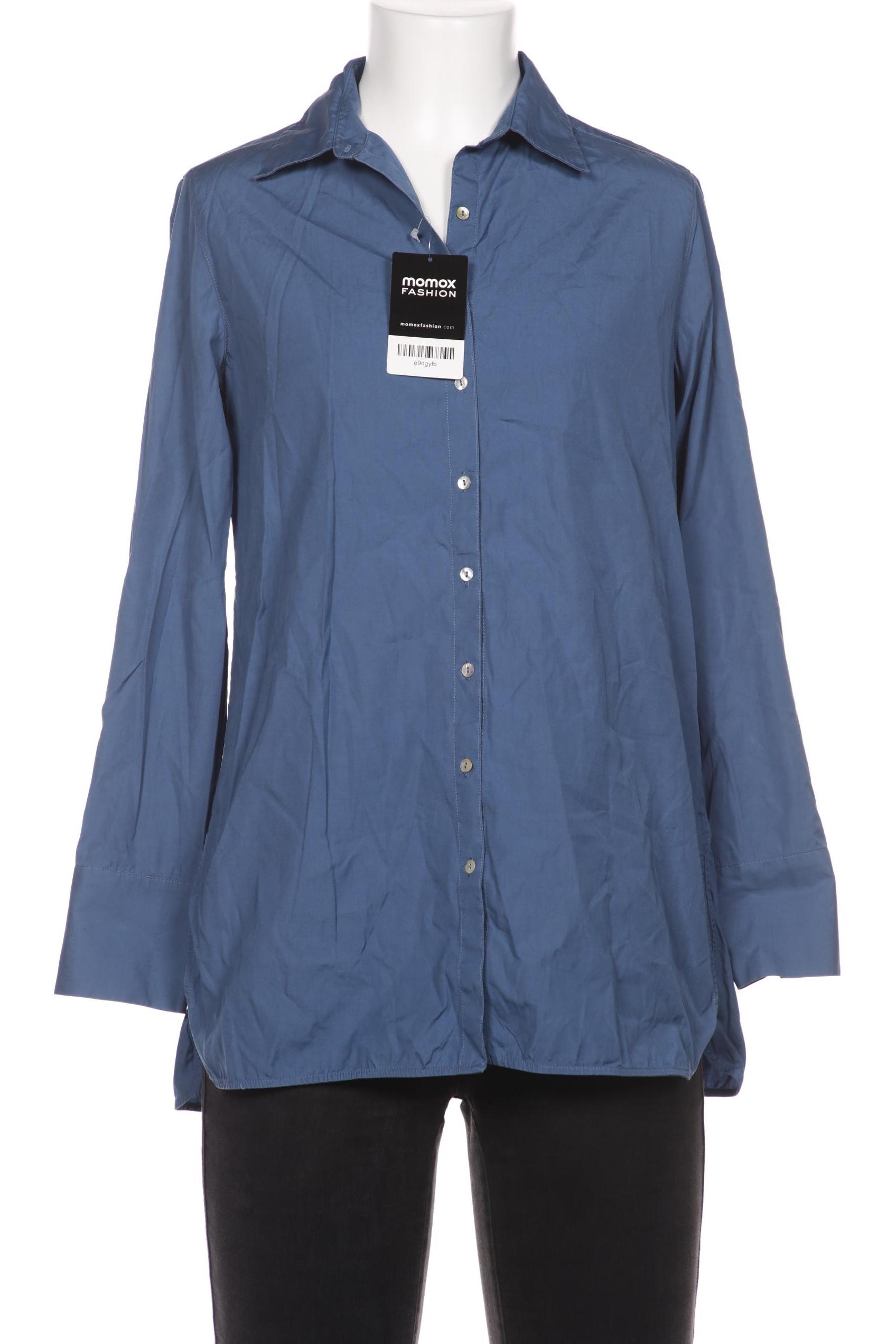 

Massimo Dutti Damen Bluse, blau, Gr. 34