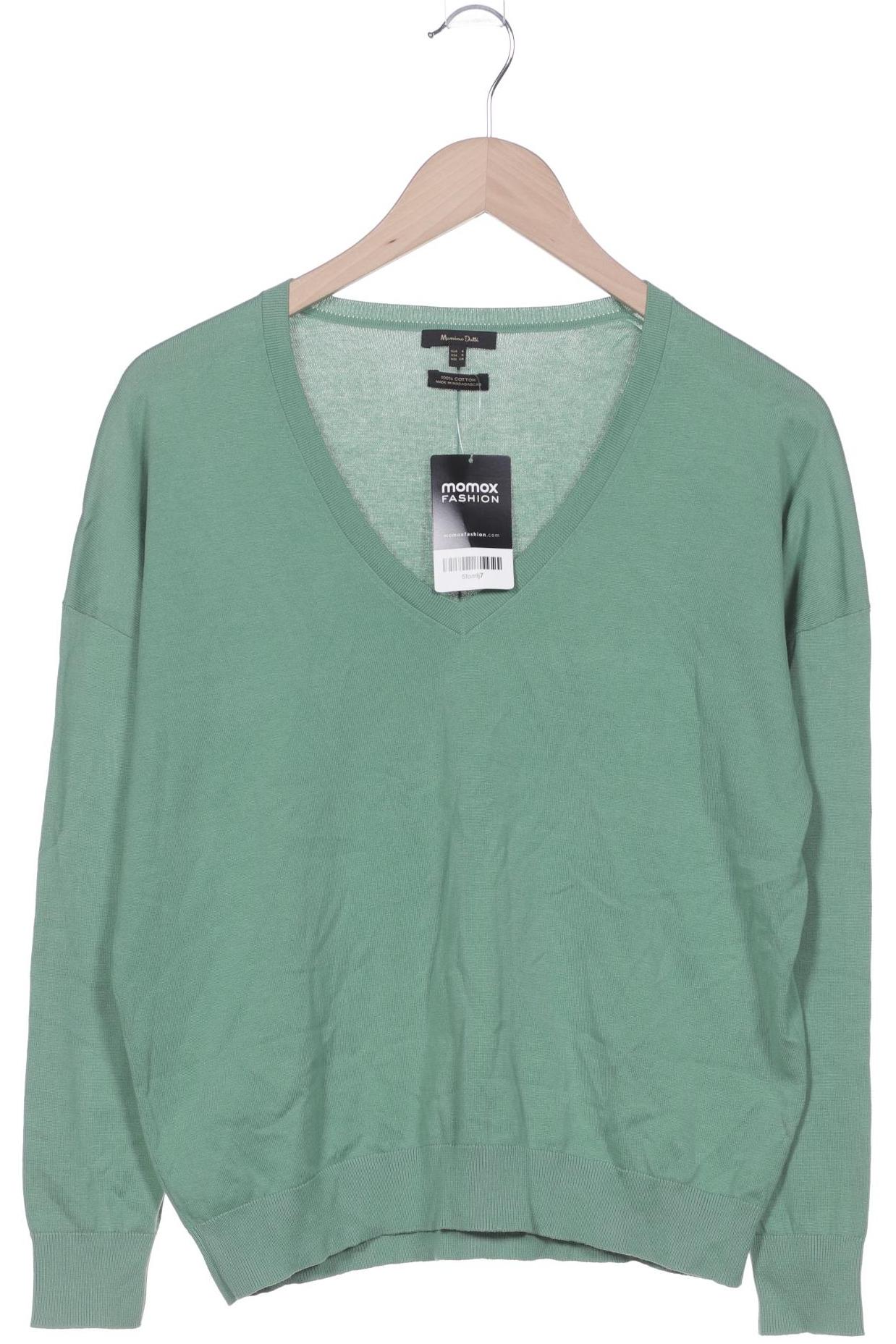 

Massimo Dutti Damen Pullover, grün, Gr. 36