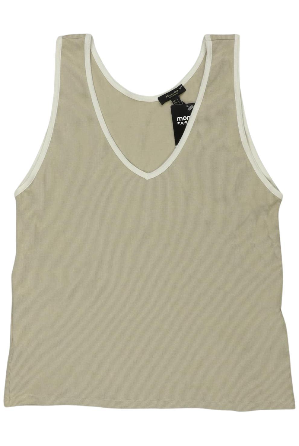 

Massimo Dutti Damen Top, beige, Gr. 42