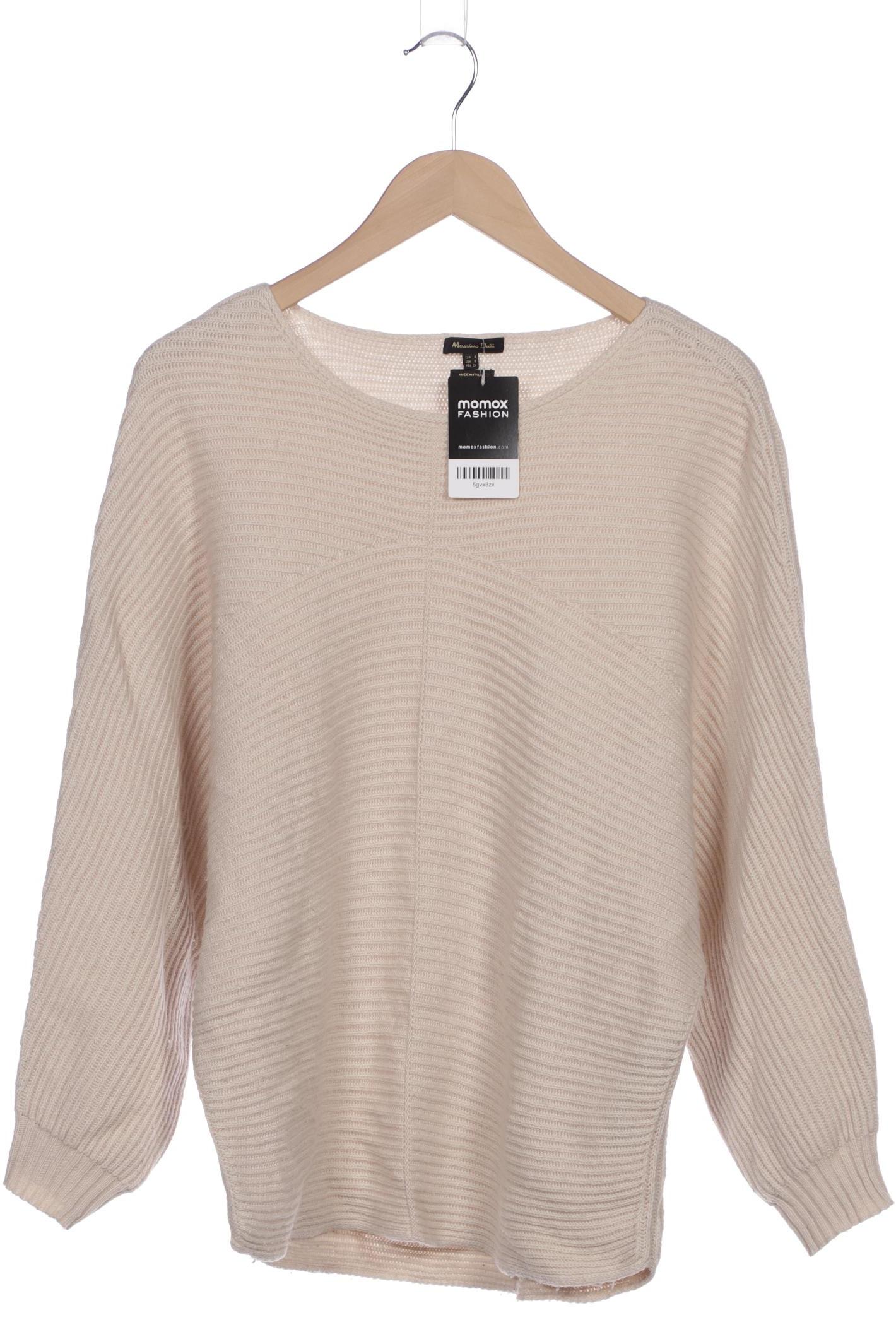 

Massimo Dutti Damen Pullover, cremeweiß, Gr. 36