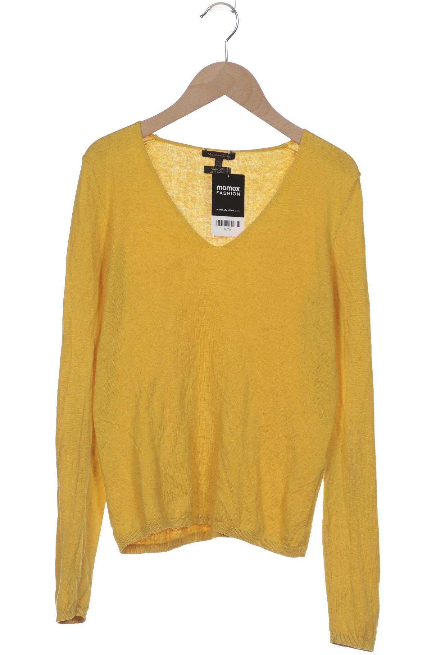 

Massimo Dutti Damen Pullover, gelb, Gr. 34