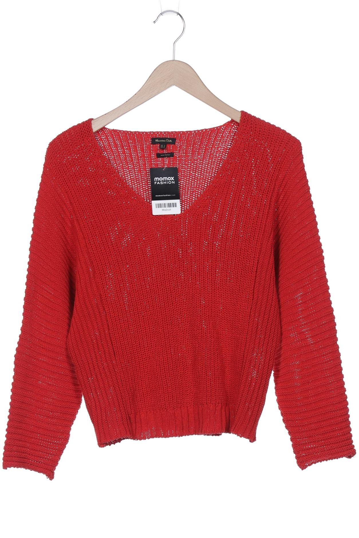 

Massimo Dutti Damen Pullover, rot, Gr. 36