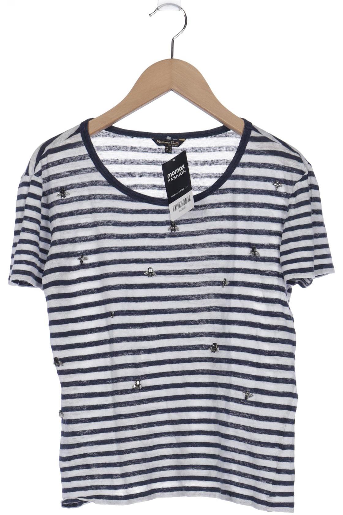 

Massimo Dutti Damen T-Shirt, marineblau, Gr. 36