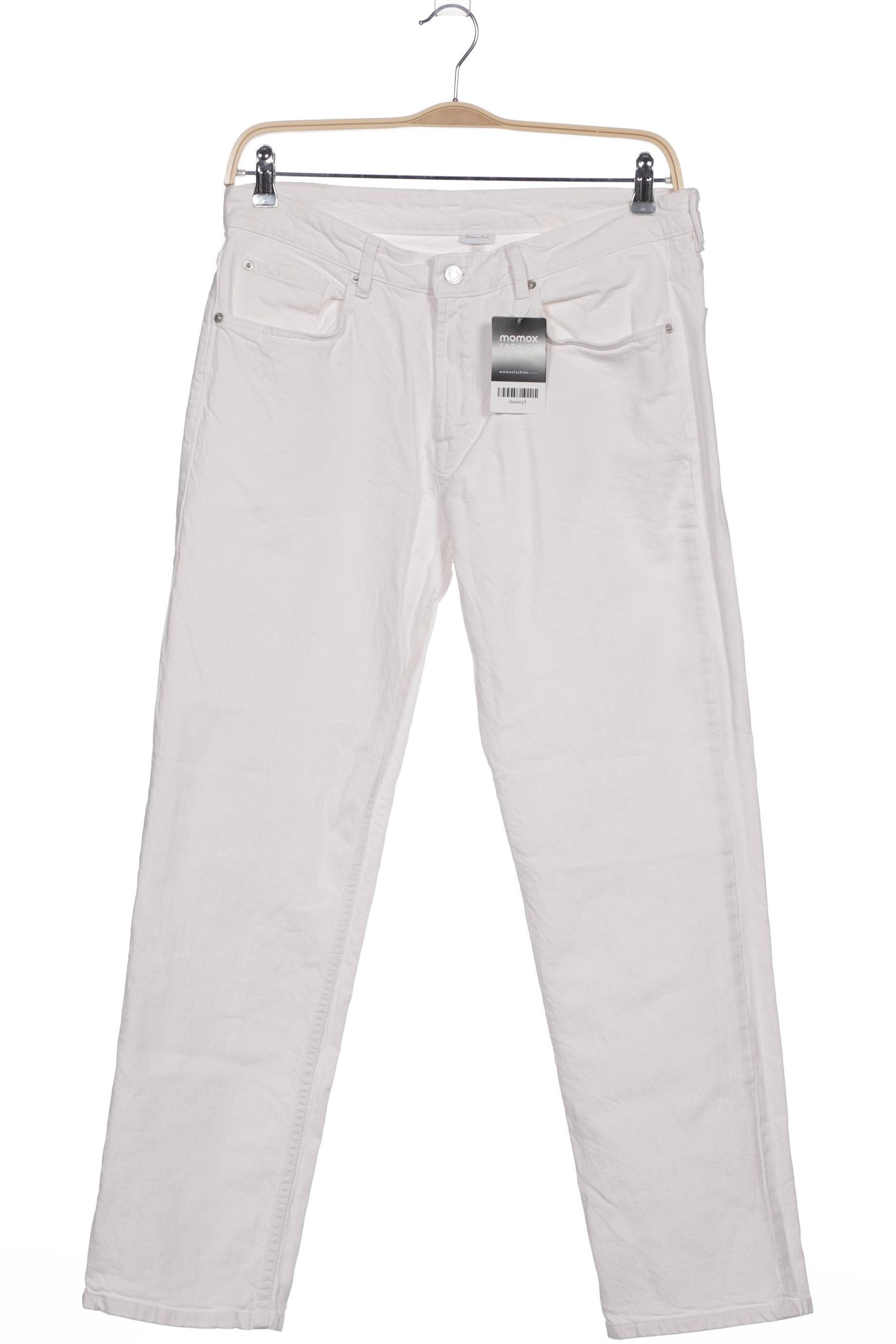 

Massimo Dutti Damen Jeans, weiß, Gr. 42