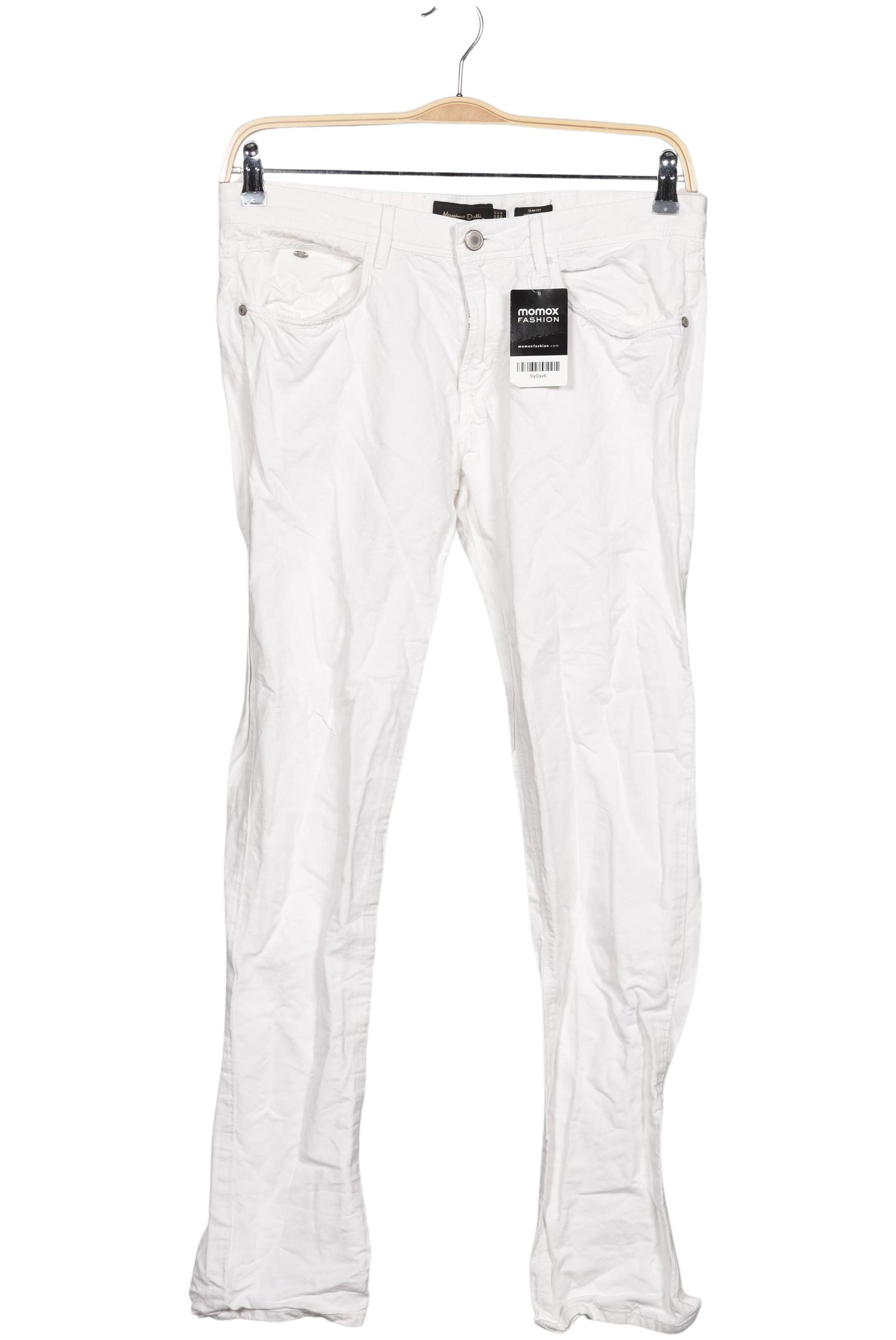 

Massimo Dutti Damen Jeans, weiß, Gr. 32