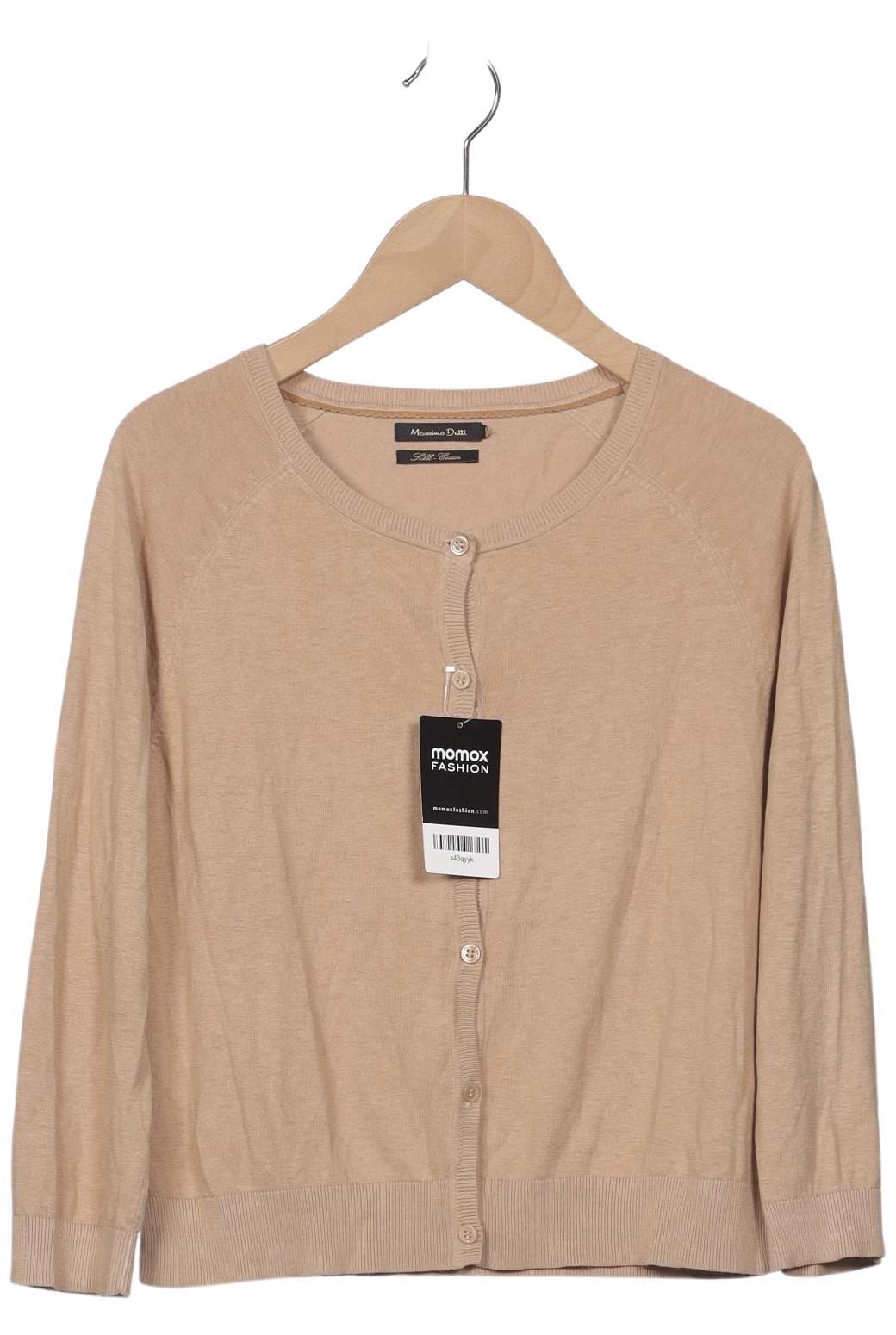 

Massimo Dutti Damen Strickjacke, beige, Gr. 38