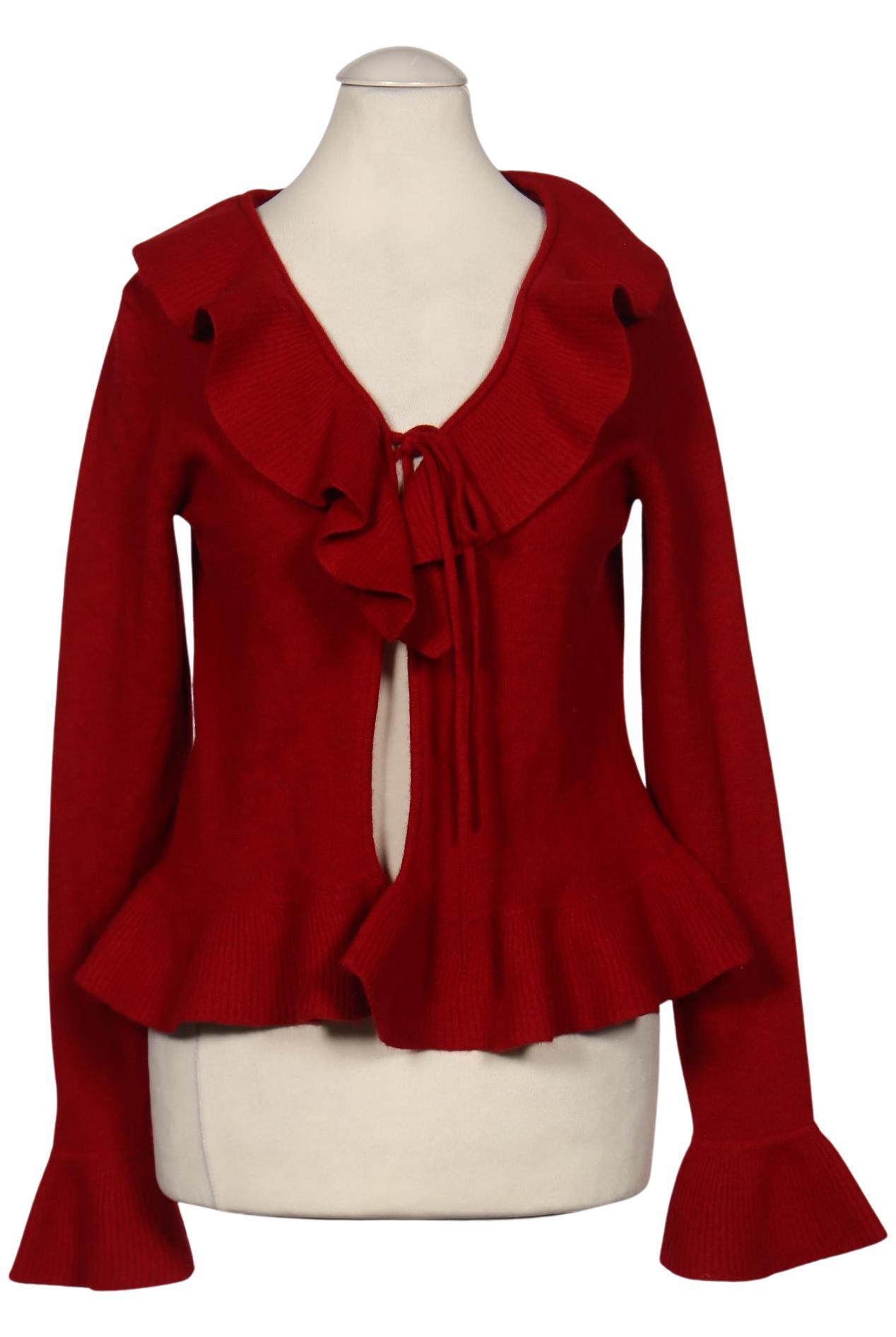 

Massimo Dutti Damen Strickjacke, bordeaux, Gr. 30