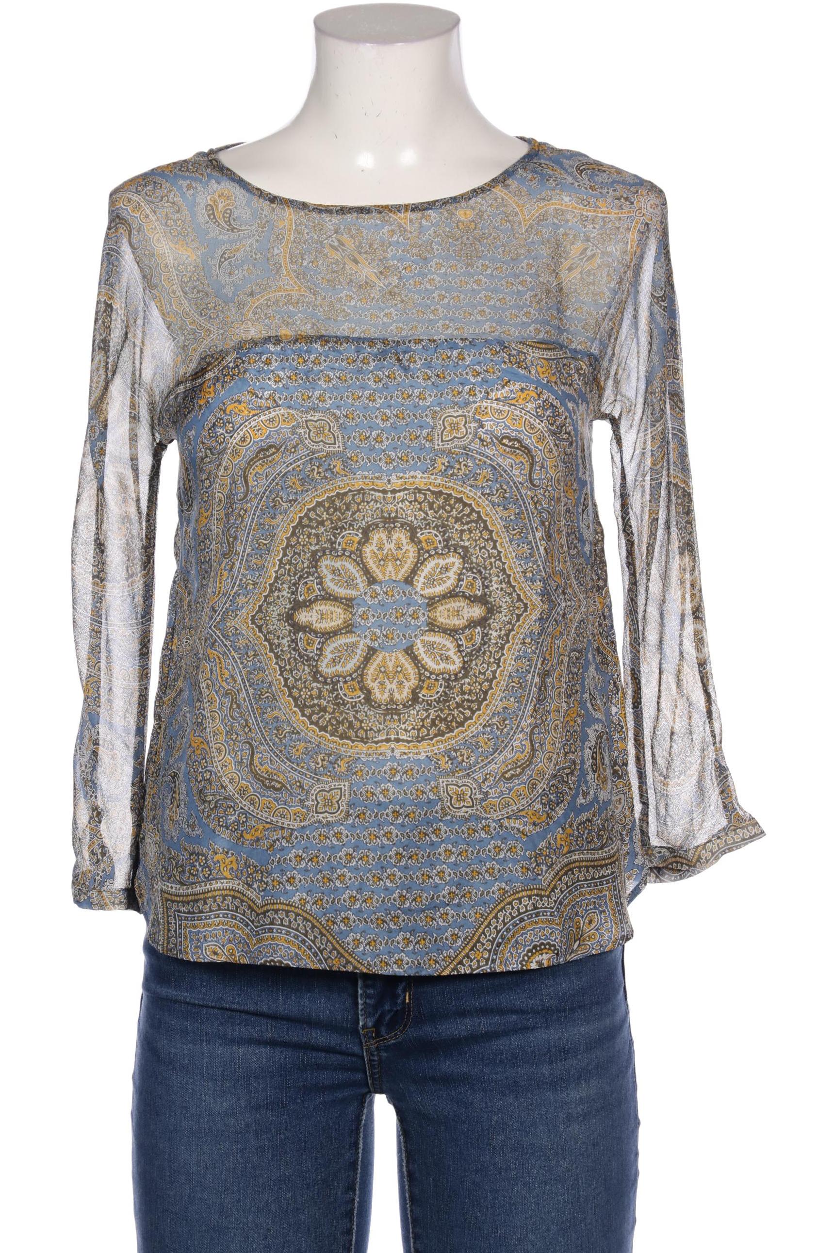 

Massimo Dutti Damen Bluse, hellblau