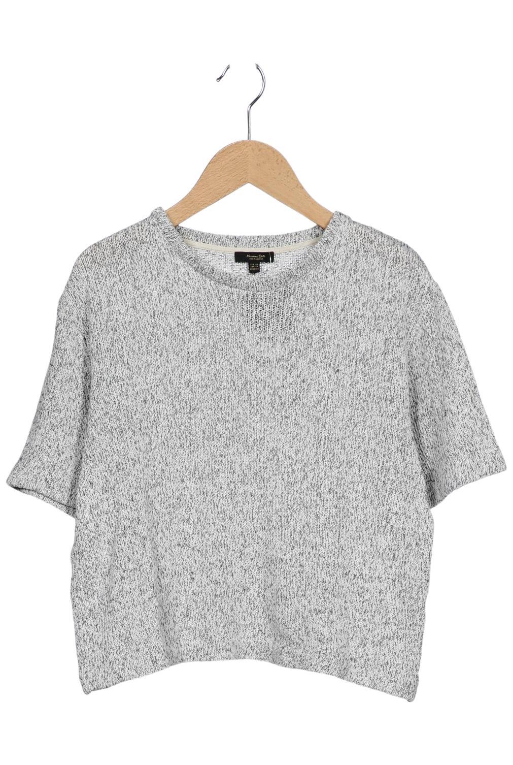 

Massimo Dutti Damen Pullover, grau, Gr. 34