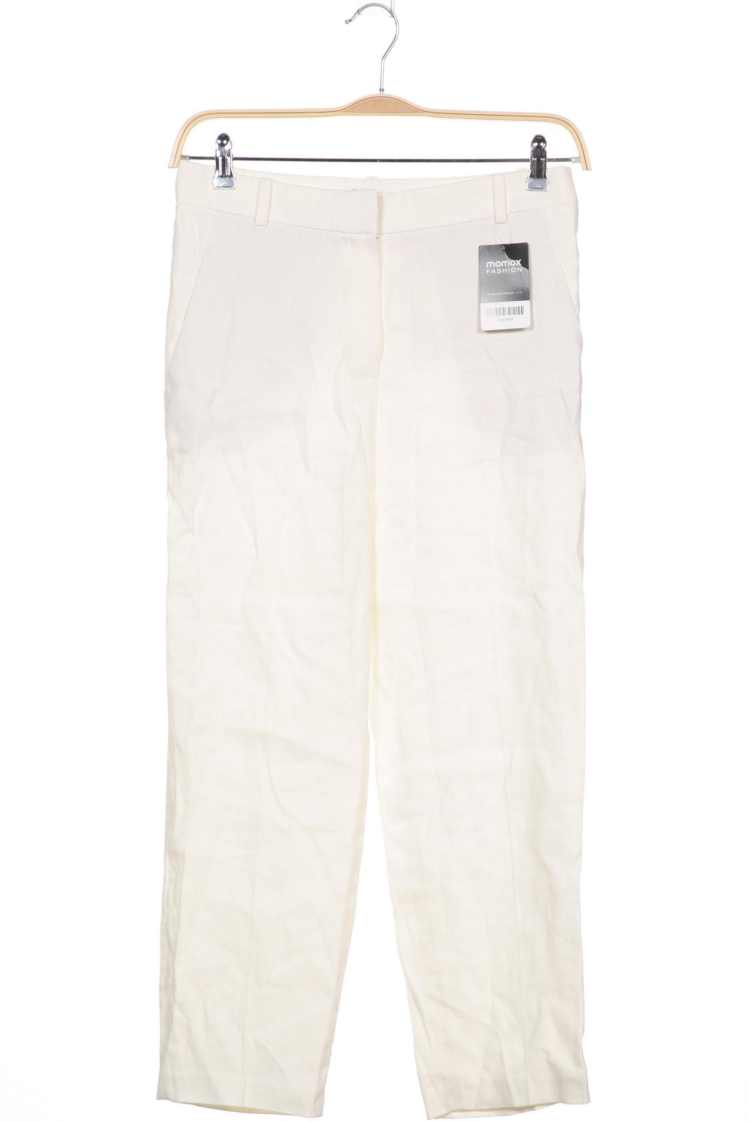 

Massimo Dutti Damen Stoffhose, weiß, Gr. 38