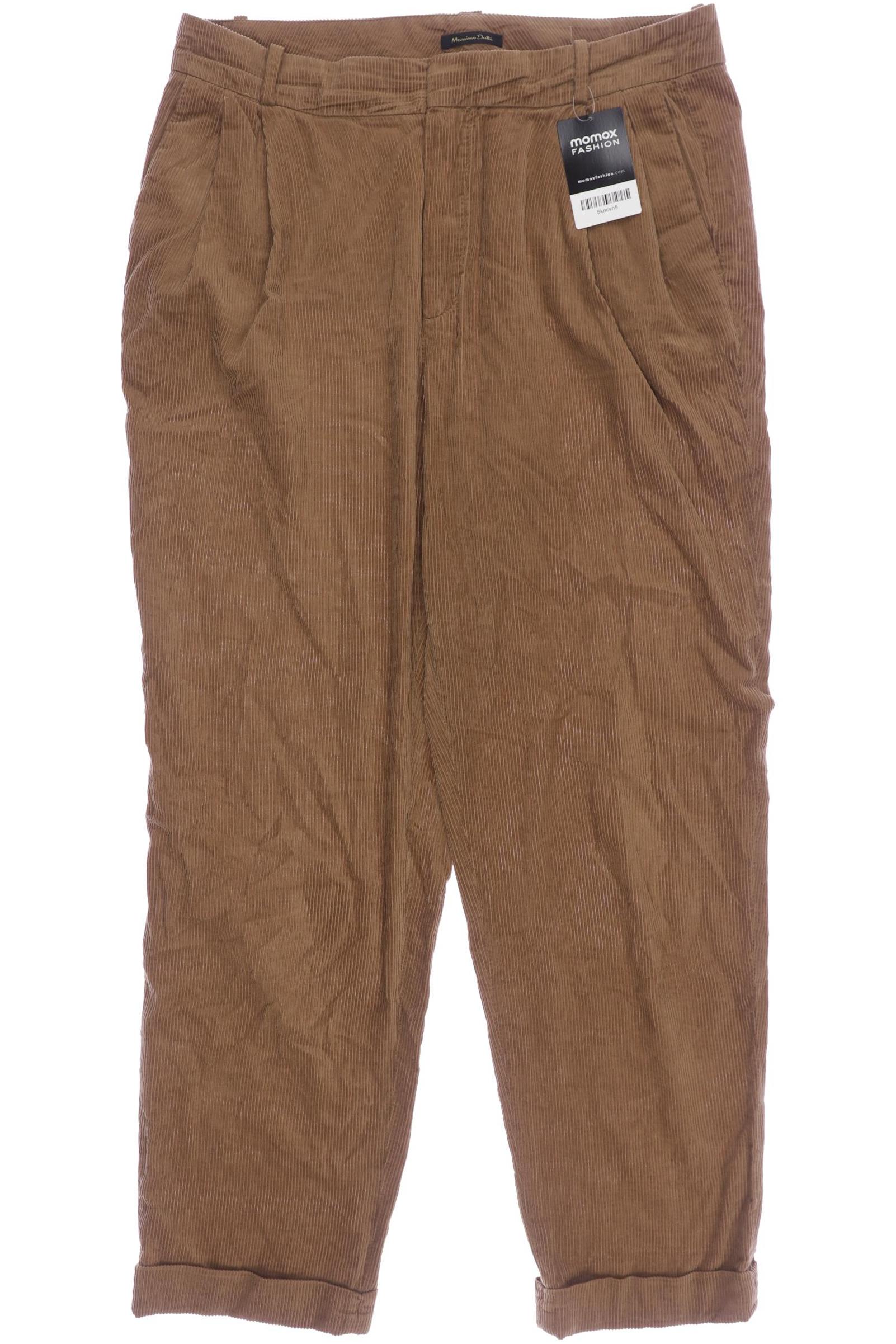

Massimo Dutti Damen Stoffhose, braun, Gr. 42