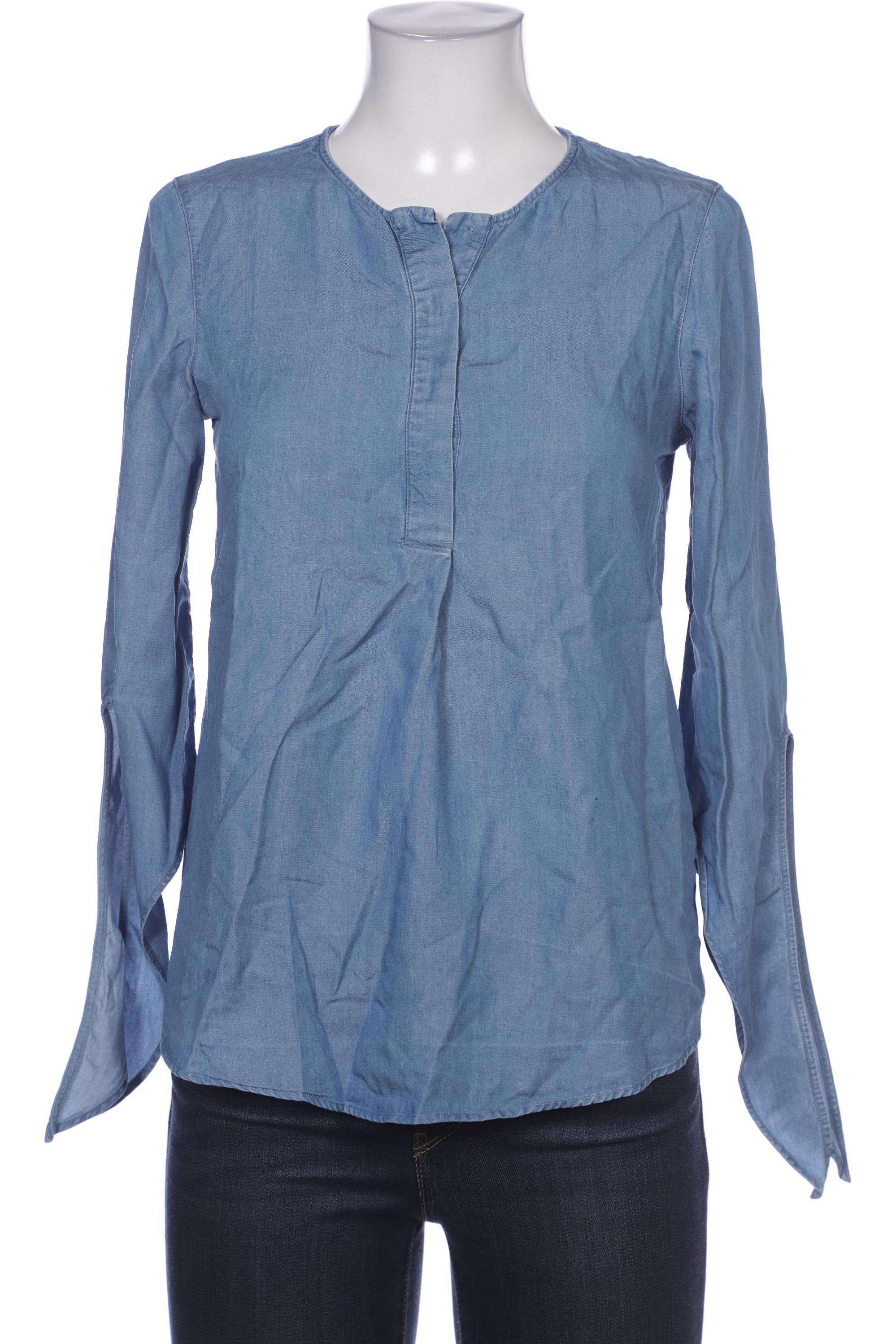 

Massimo Dutti Damen Bluse, blau, Gr. 38