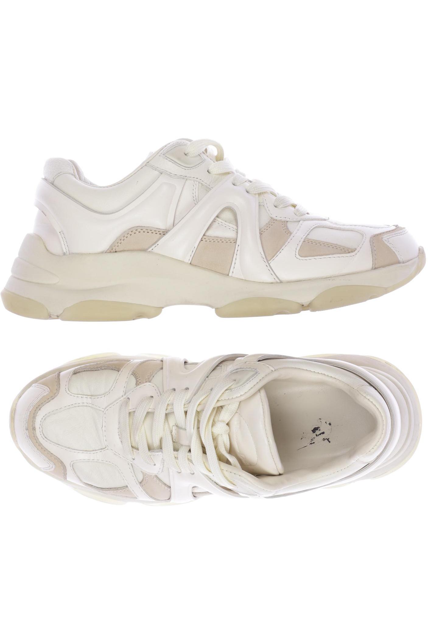 

Massimo Dutti Damen Sneakers, cremeweiß