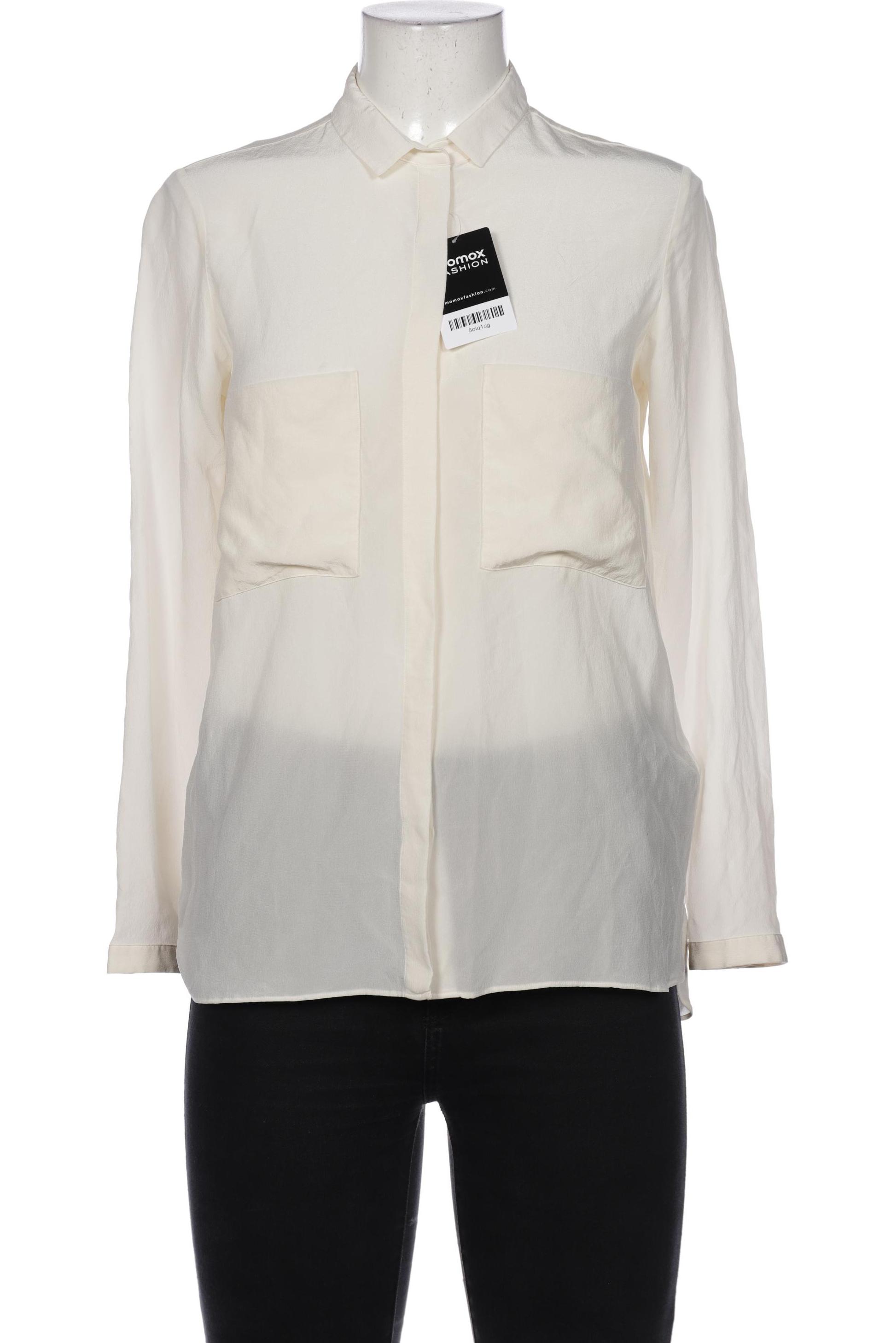 

Massimo Dutti Damen Bluse, cremeweiß, Gr. 38