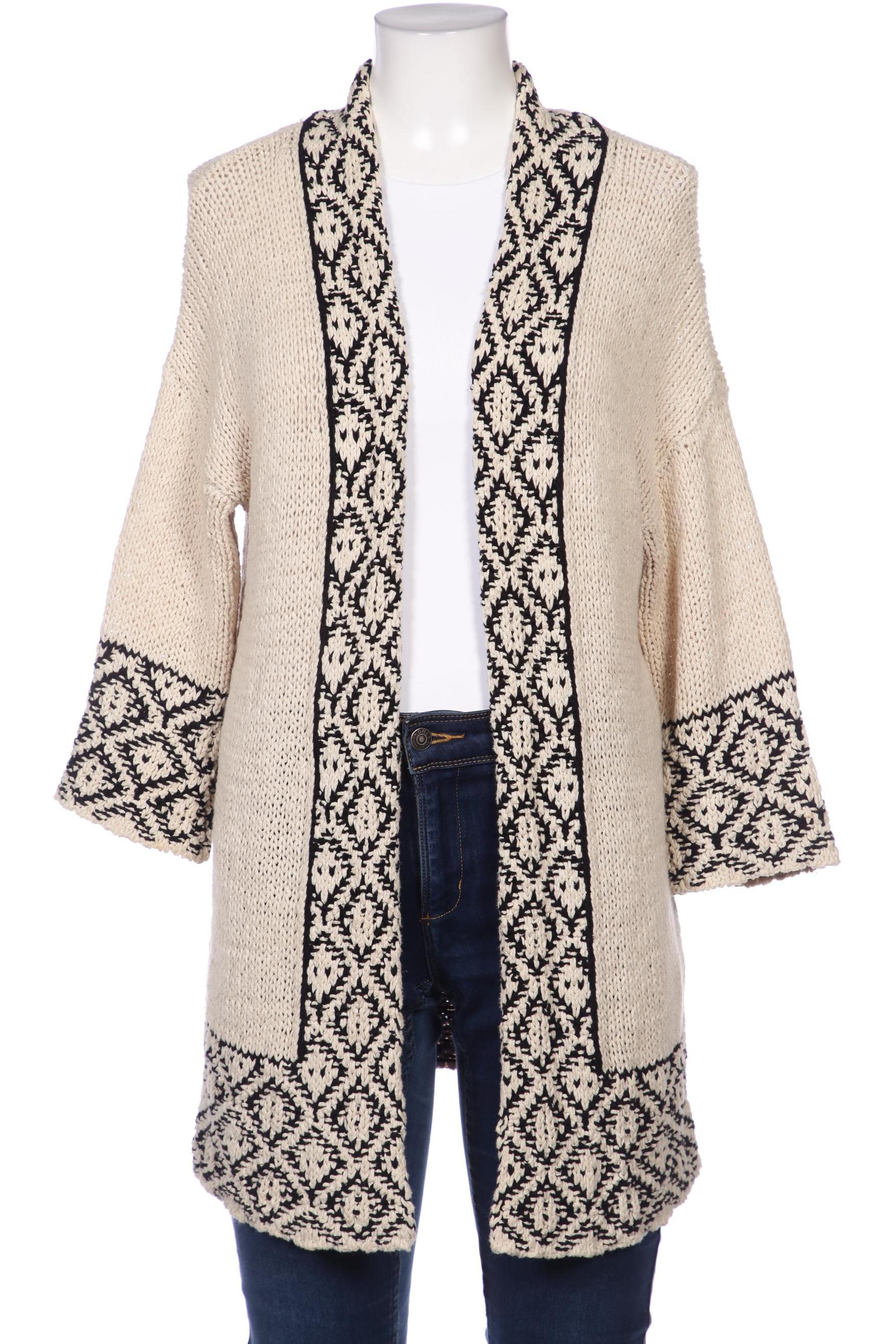 

Massimo Dutti Damen Strickjacke, beige, Gr. 38