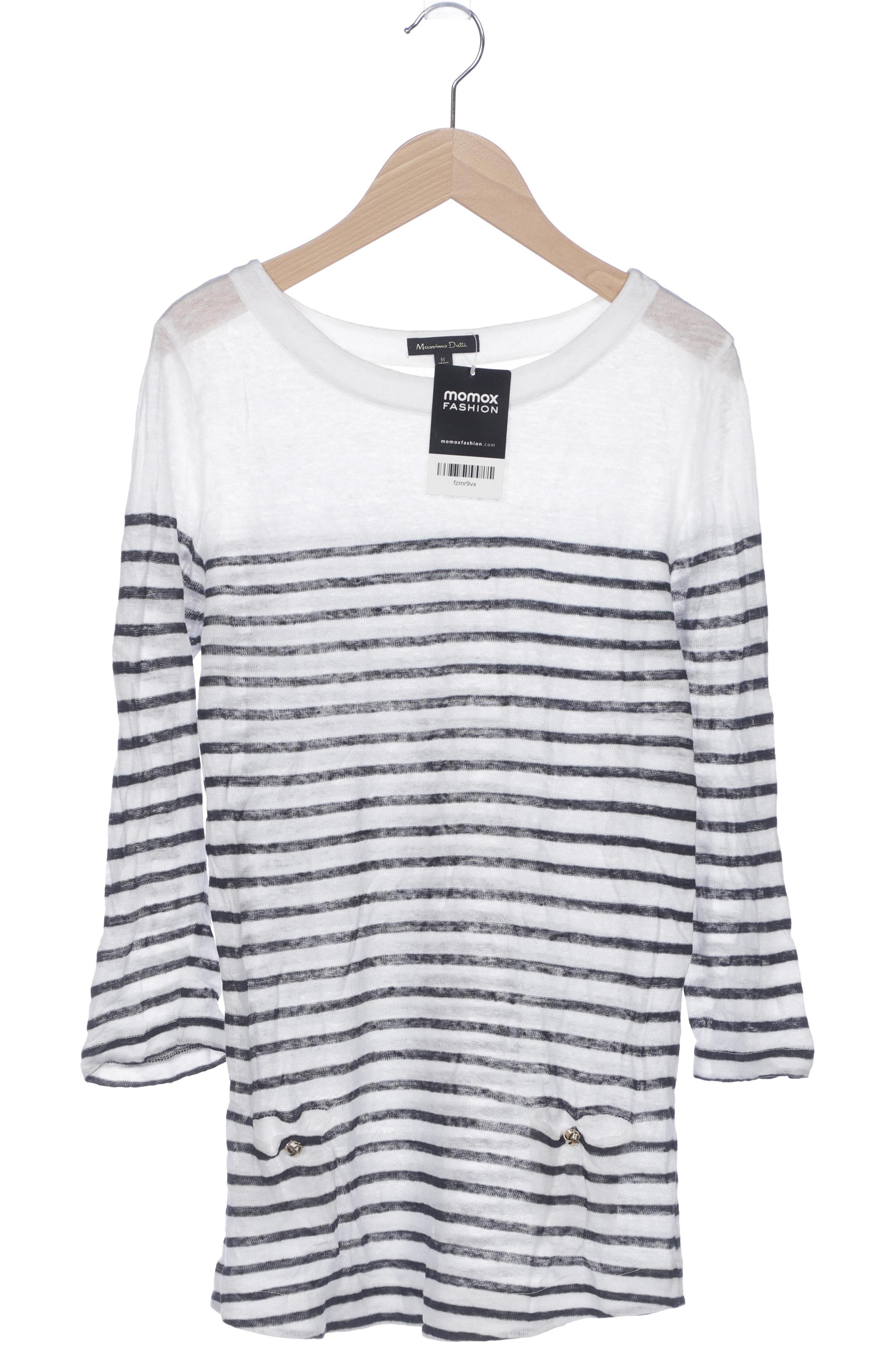 

Massimo Dutti Damen Langarmshirt, weiß, Gr. 38