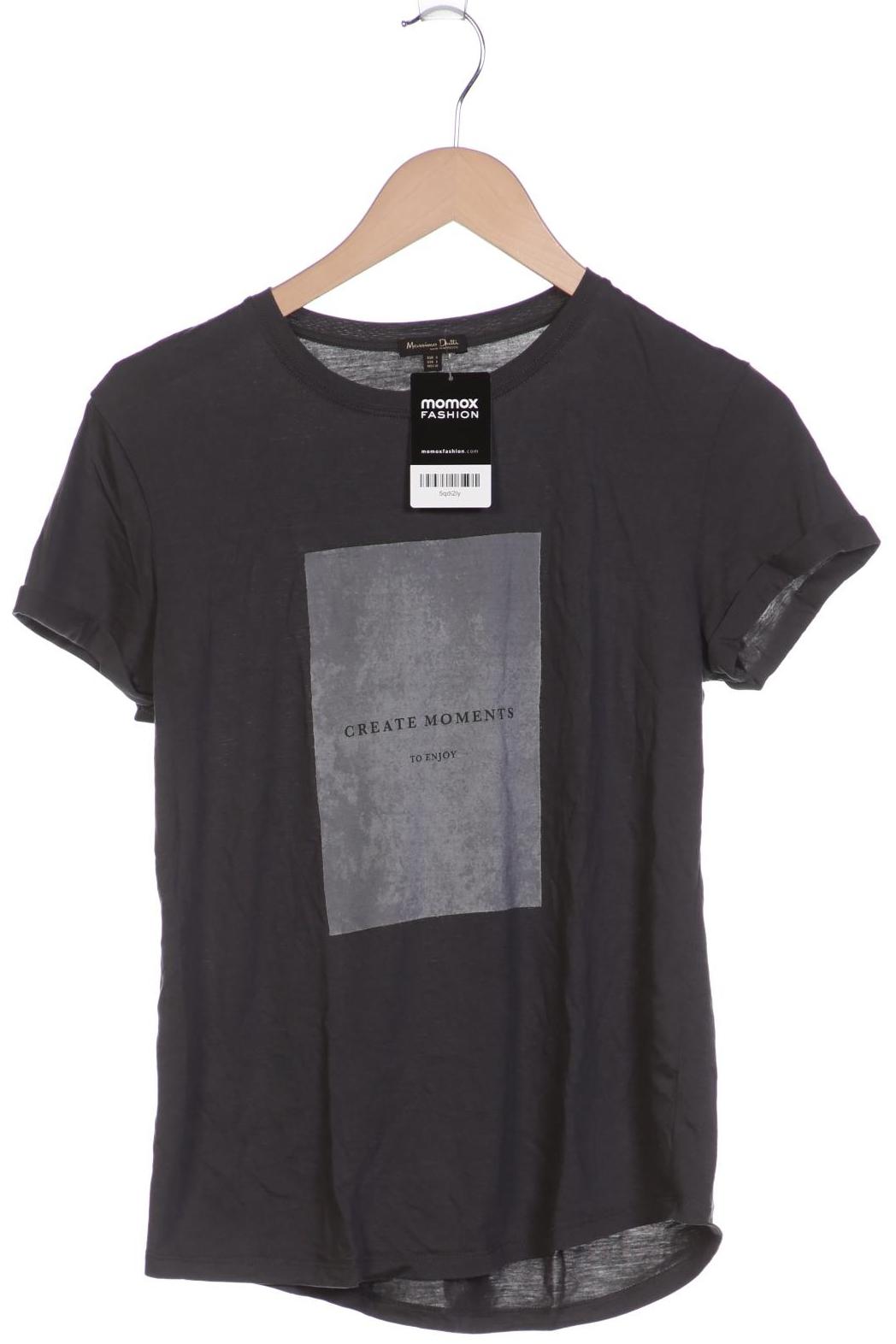 

Massimo Dutti Damen T-Shirt, grau, Gr. 36