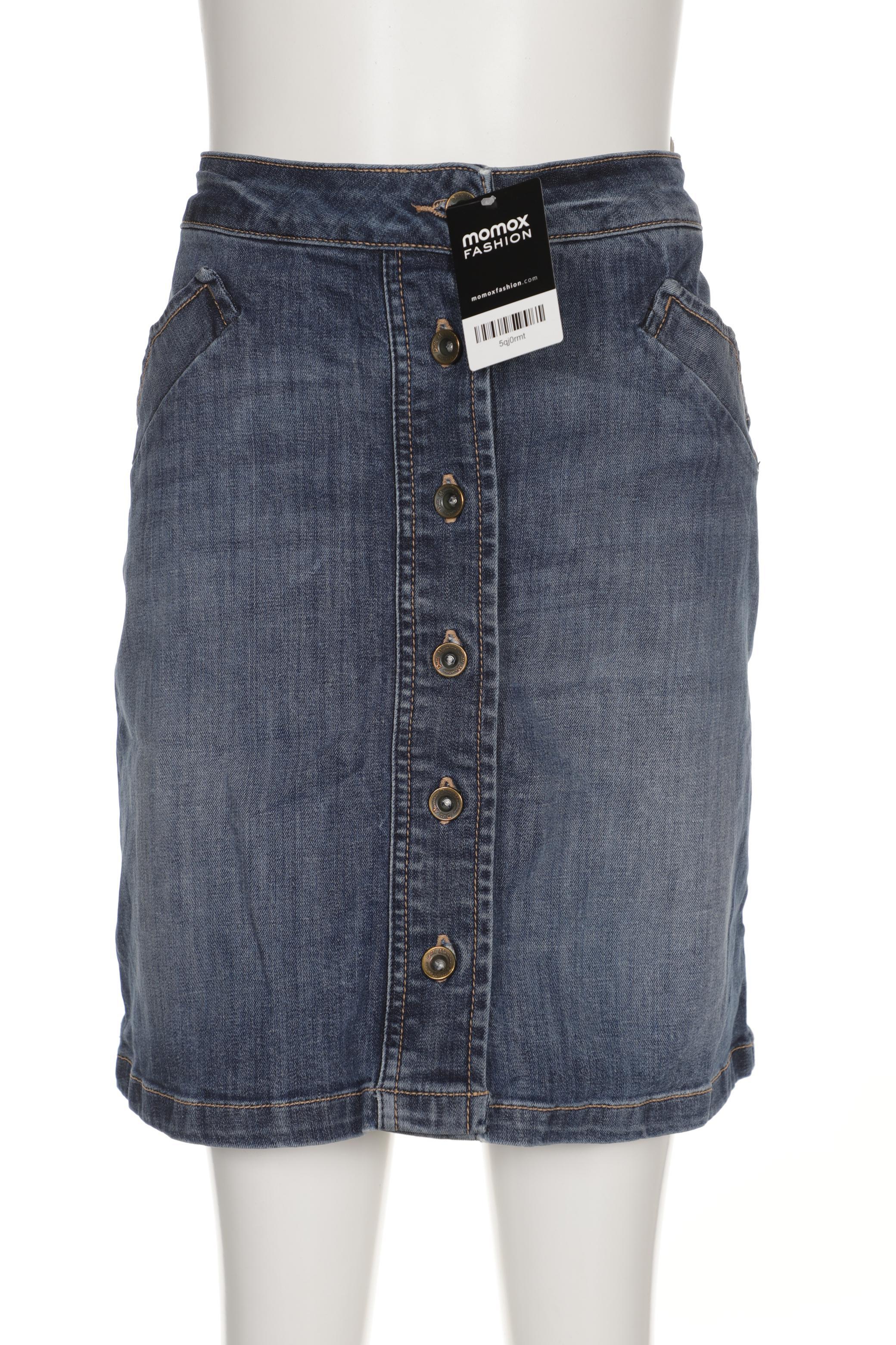 

Massimo Dutti Damen Rock, blau, Gr. 38