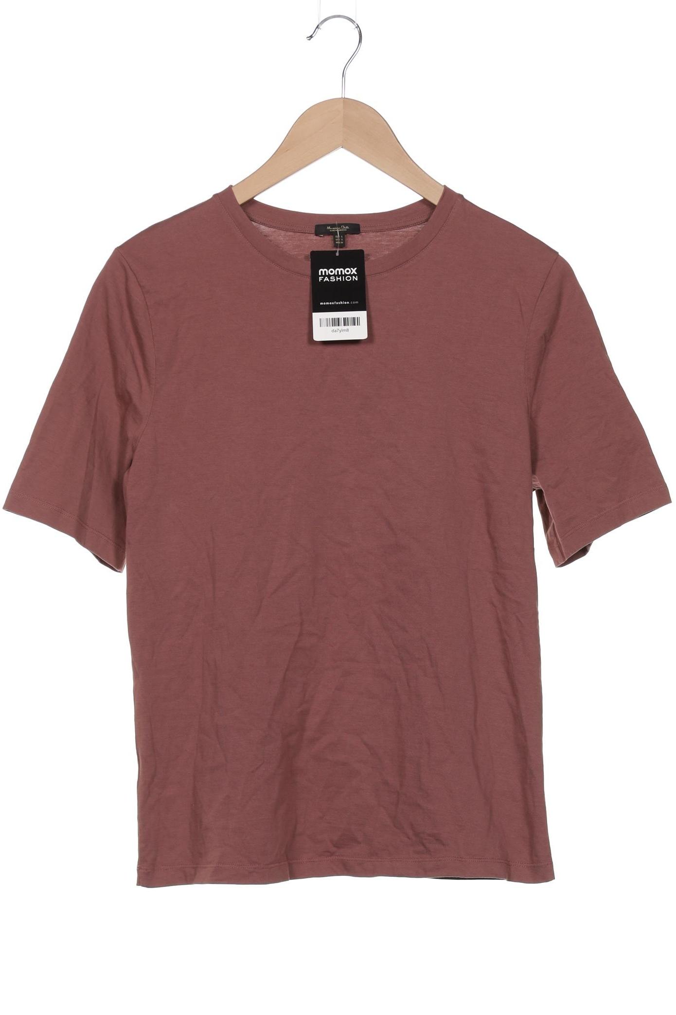 

Massimo Dutti Damen T-Shirt, bordeaux, Gr. 36