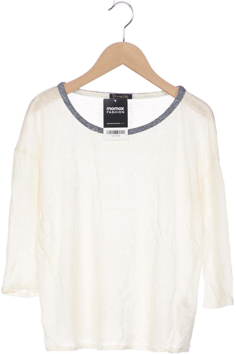 

Massimo Dutti Damen Langarmshirt, beige, Gr. 36